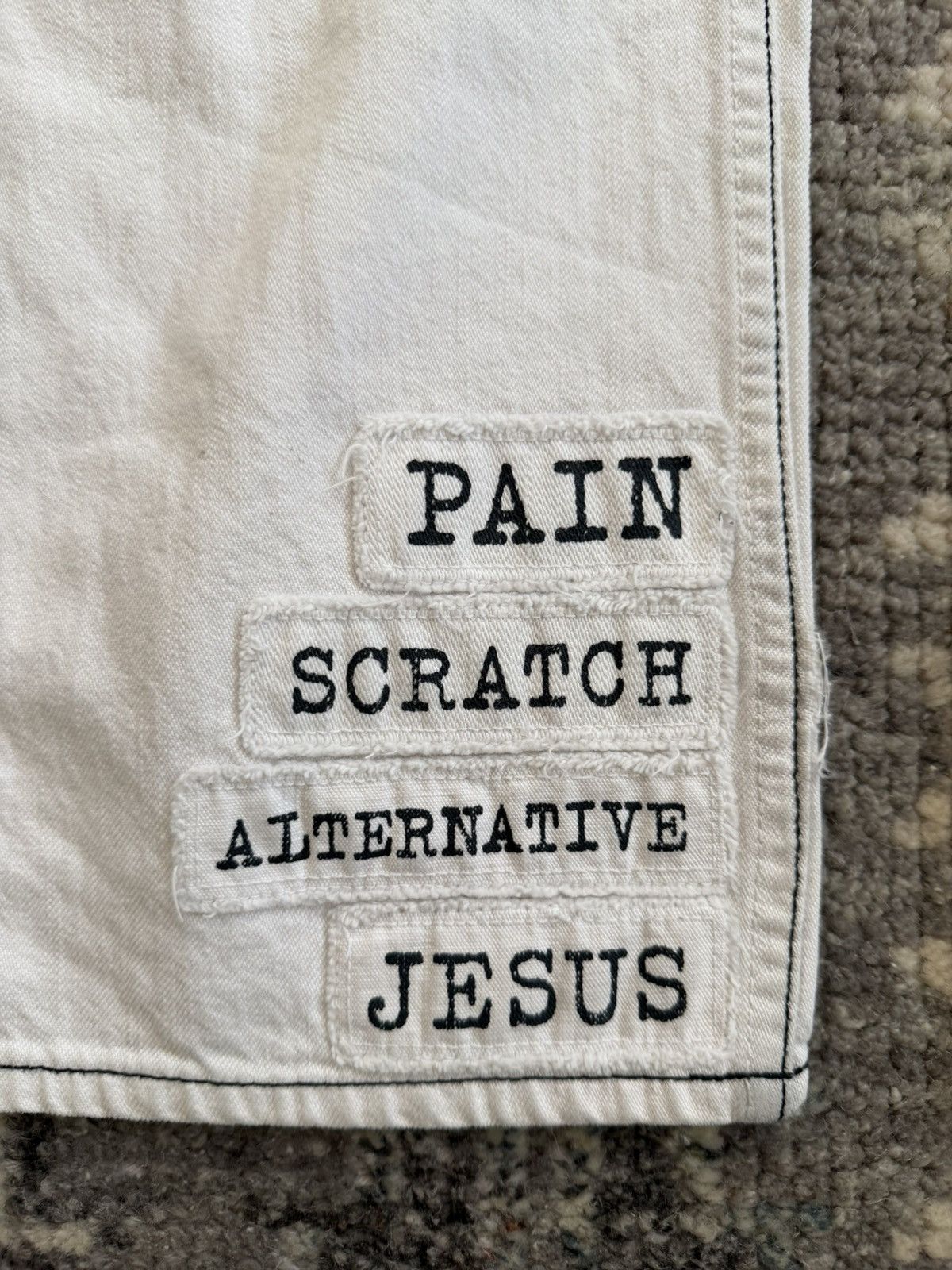 Number (N)ine Ss03 Number (N)ine patchwork poem jeans Size US 30 / EU 46 - 5 Thumbnail