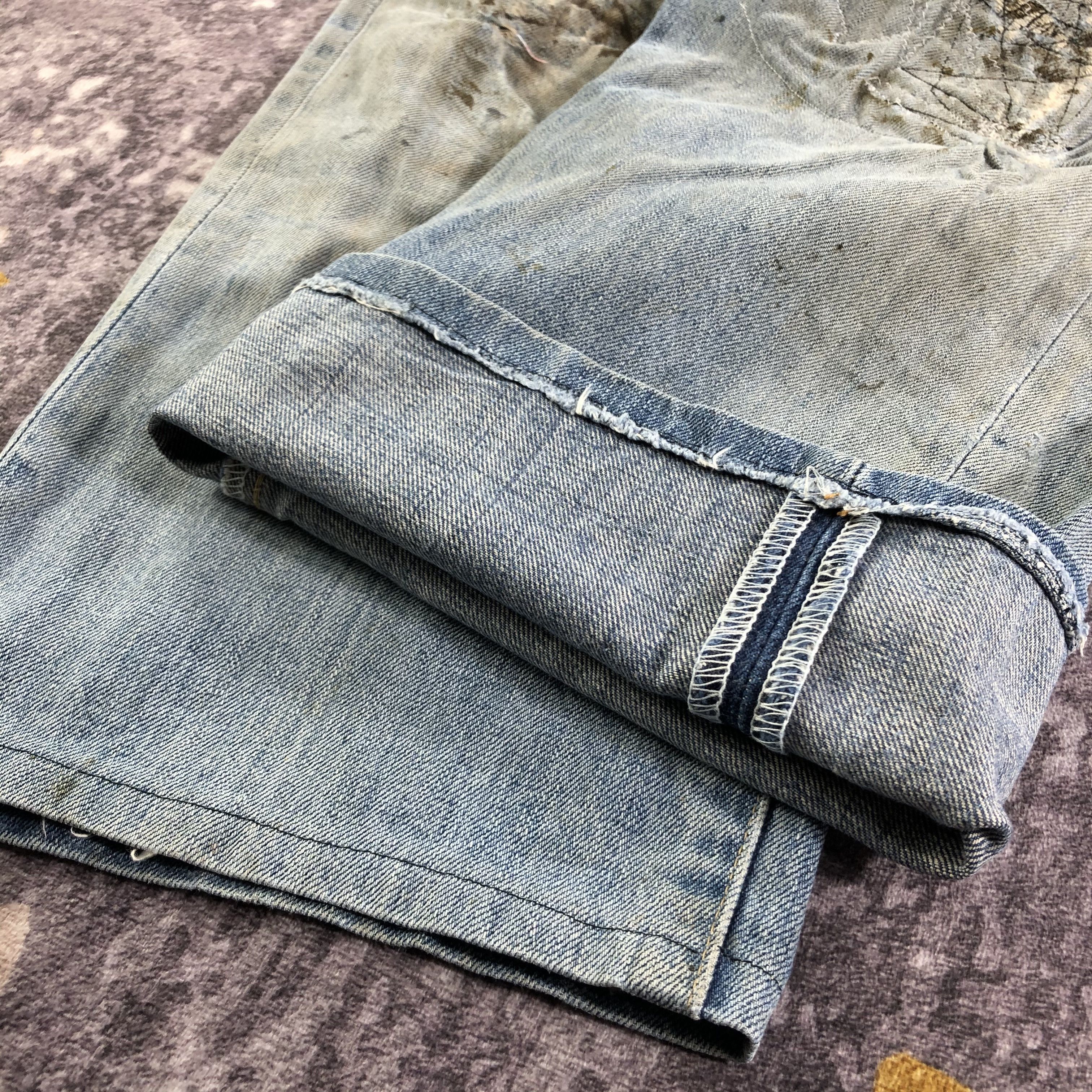 Levi's × Vintage 90s Vintage Dirty Red Loop Levis 510 Jeans-JM3336 Size US 31 - 6 Thumbnail