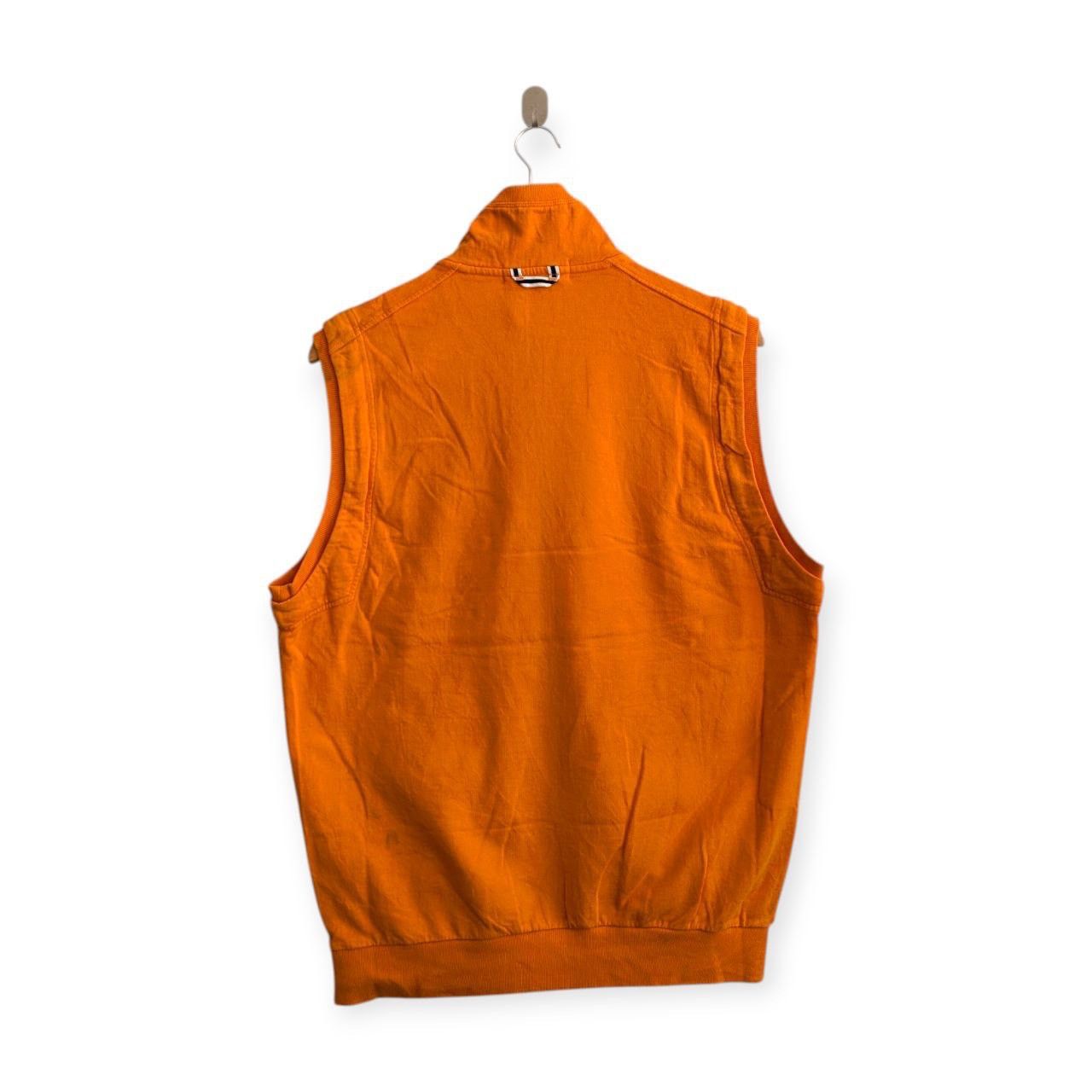 Stone Island STONE ISLAND sleeveless orange full zipper sweater Size US XL / EU 56 / 4 - 2 Thumbnail