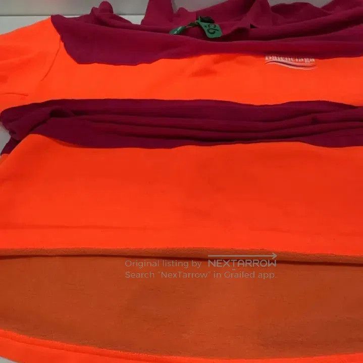 Balenciaga Balenciaga SS21 Patchwork Long Sleeve Polo Shirt. Size US XS / EU 42 / 0 - 4 Thumbnail