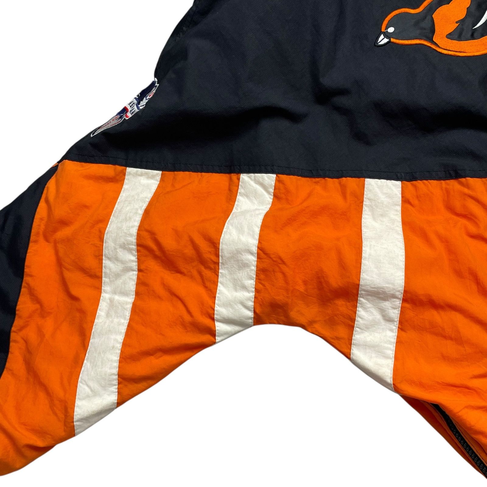 MLB VTG 90s BALTIMORE ORIOLES STARTER HOODED PUFFER JACKET Size US L / EU 52-54 / 3 - 11 Thumbnail