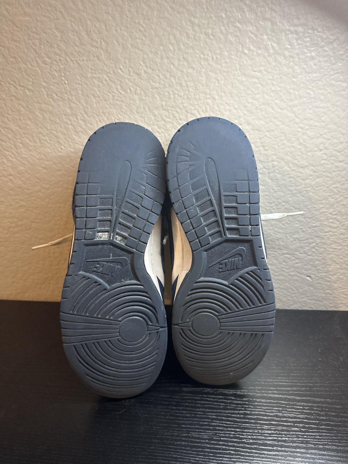 Nike Nike Dunk Low Navy Blue White Size US 10.5 / EU 43-44 - 6 Thumbnail