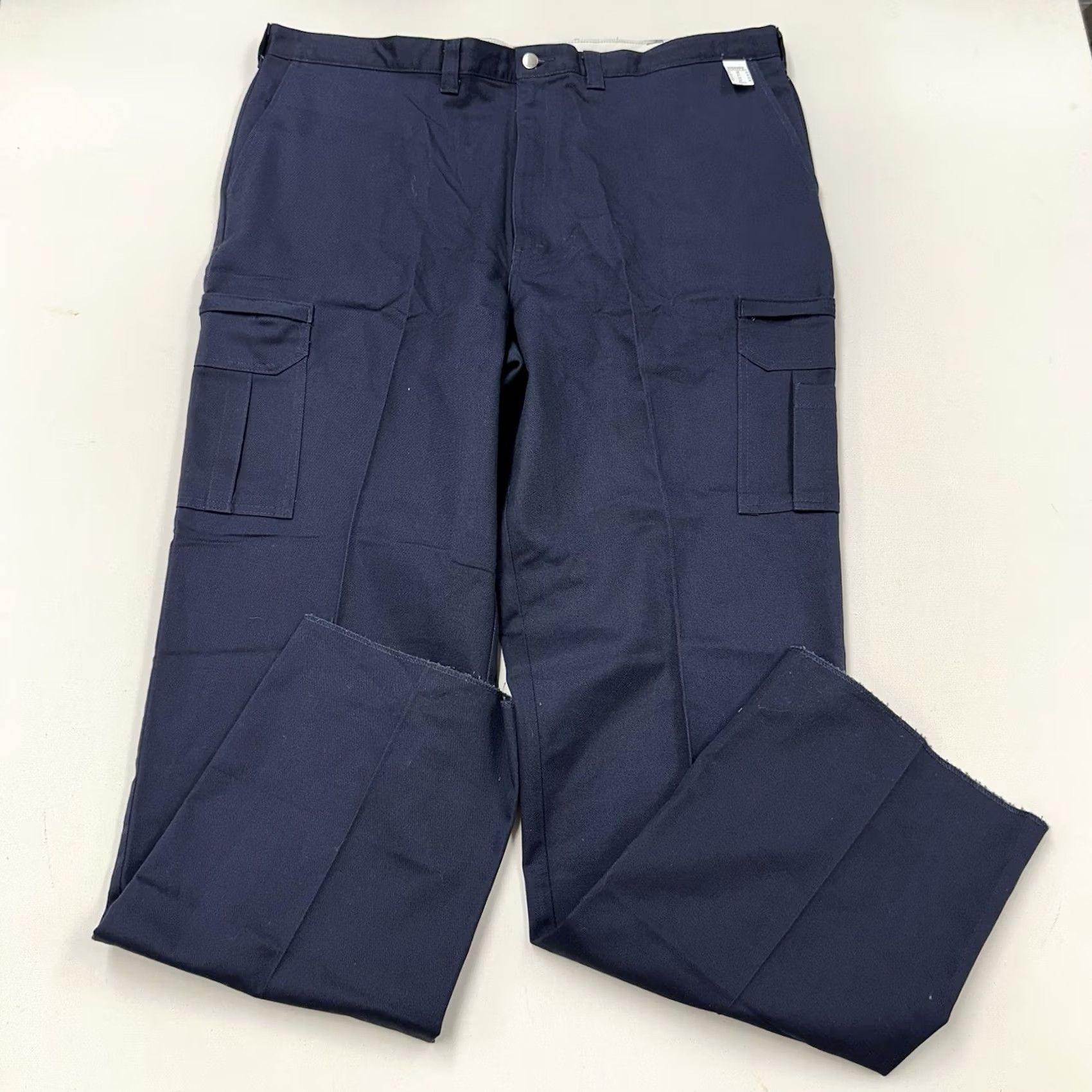 Dickies DICKIES CARGO PANTS Mens 44UU LP337NV Industrial 100% COTTON Navy BLUE UU Pant Mens Size US 44 / EU 60 - 2 Thumbnail