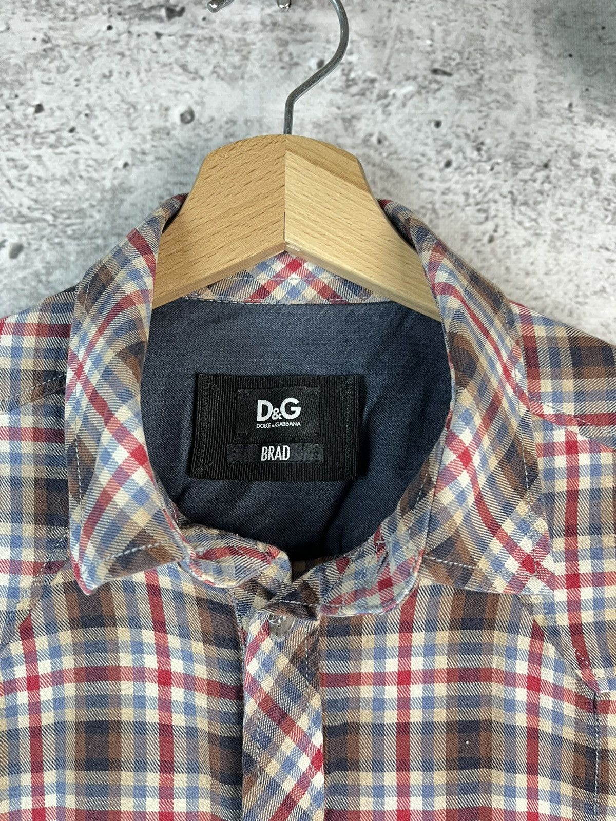 Dolce & Gabbana Dolce and Gabbana Brad Chest Pockets Blue L/S Shirt Size US M / EU 48-50 / 2 - 2 Thumbnail