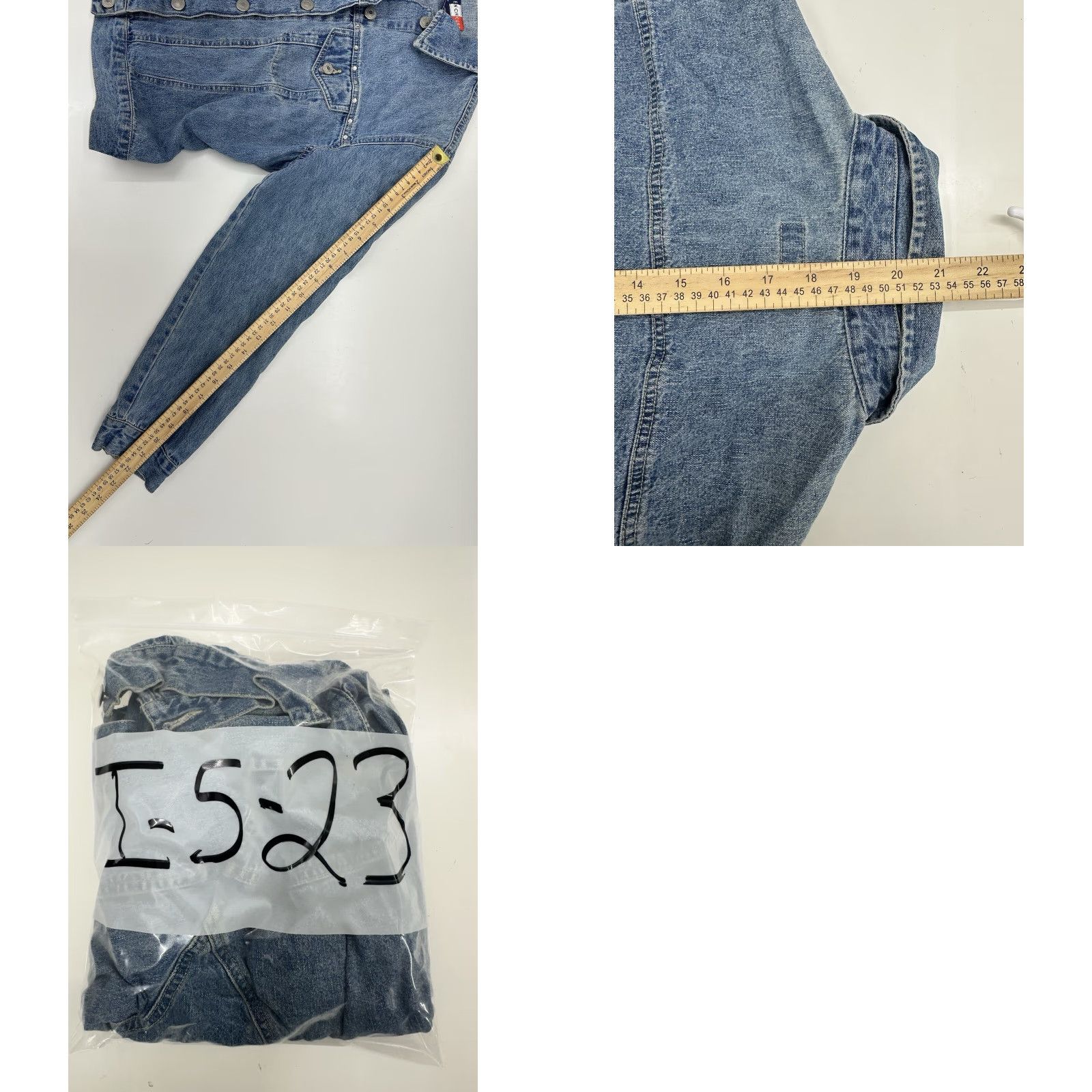 Vintage French Cuff Womens Jacket Size Small Denim Button Up Gem Detail Jacket Size 28" / US 6 / IT 42 - 8 Thumbnail
