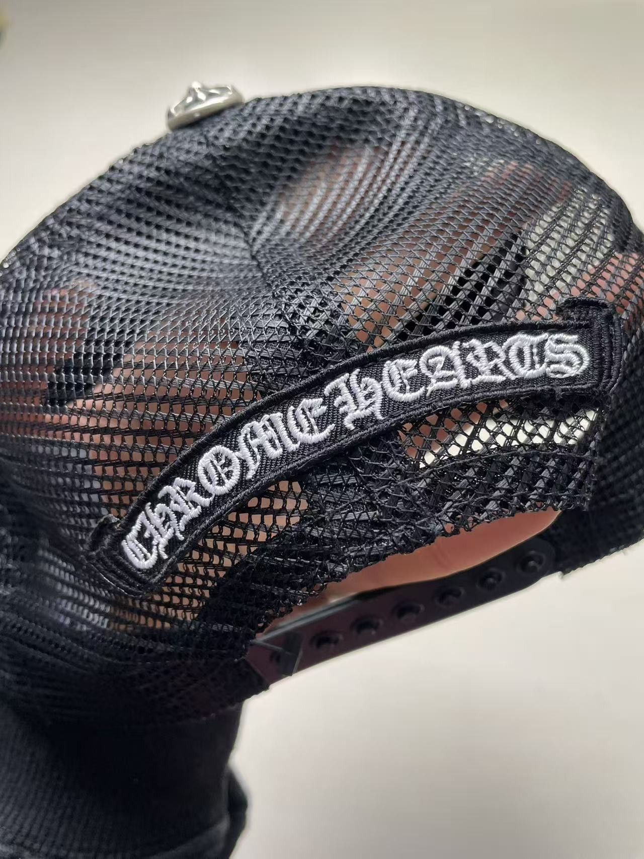Chrome Hearts Chrome Hearts Black Patch Triple Cross Baseball Cap Size ONE SIZE - 7 Thumbnail