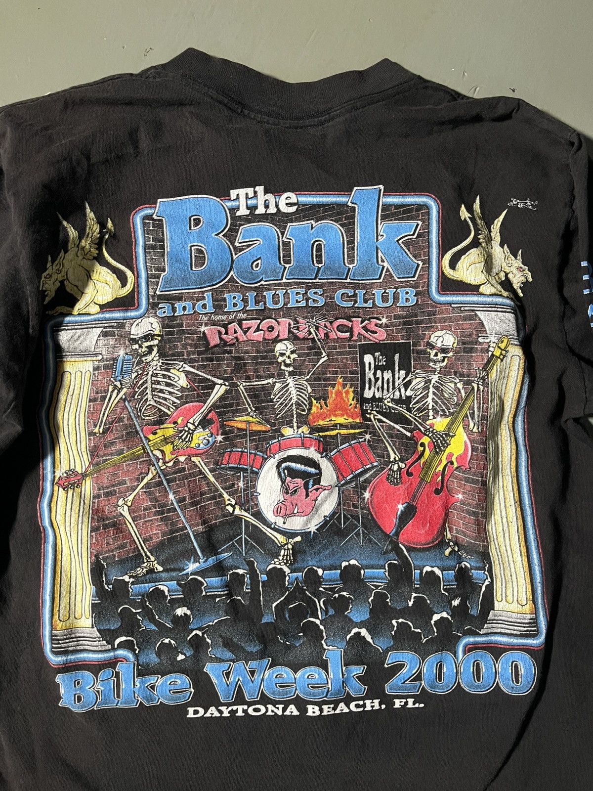 Other Vintage The Bank & Blues Daytona Long Sleeve T-Shirt Size US M / EU 48-50 / 2 - 4 Thumbnail