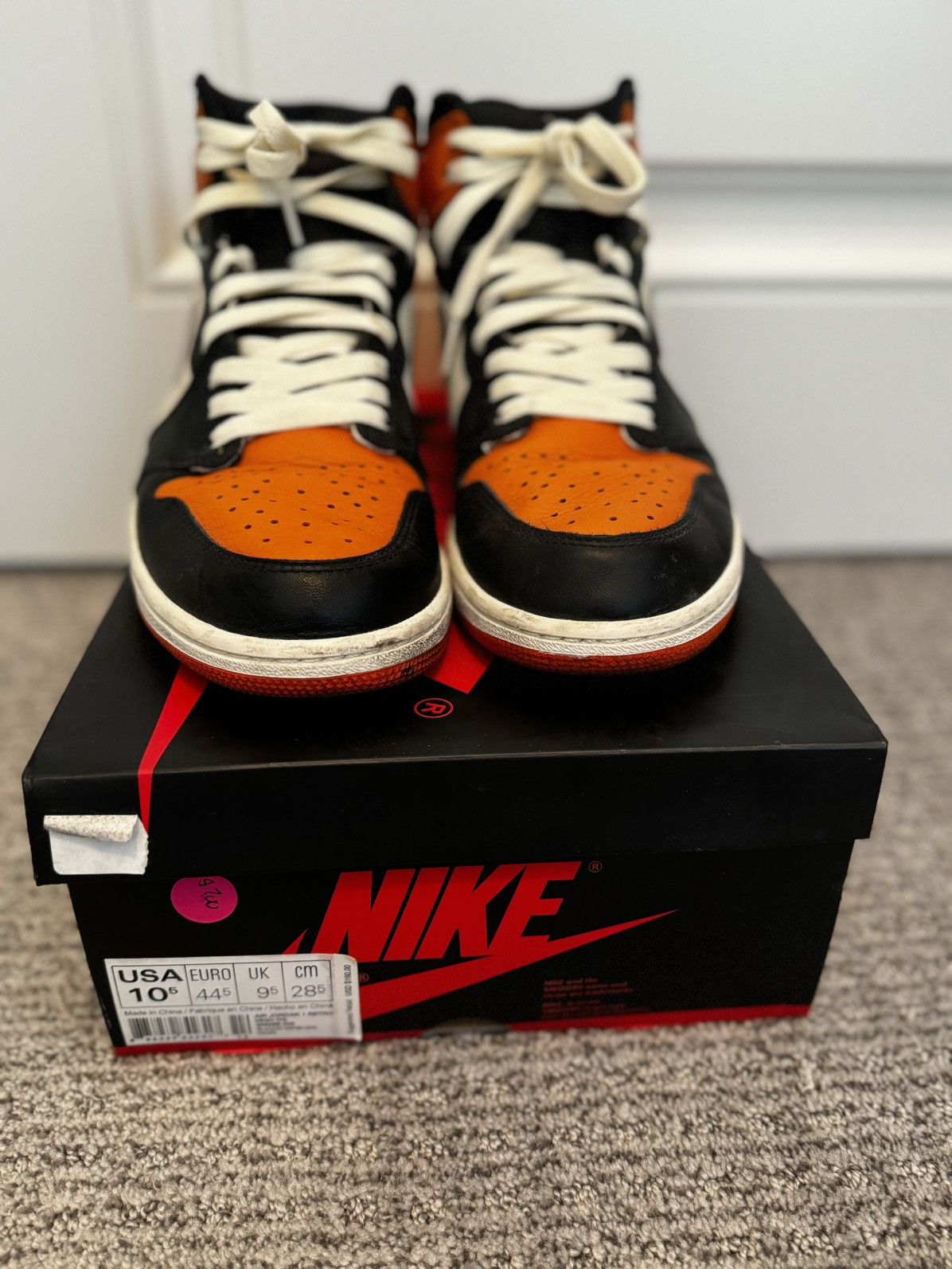 Nike Jordan 1 Retro Shattered Backboard Size US 10.5 / EU 43-44 - 1 Thumbnail