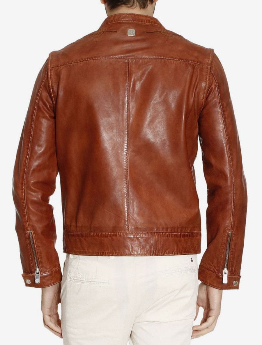 Frankie Morello FRANKIE MORELLO by damir doma brown leather jacket Size US S / EU 44-46 / 1 - 3 Thumbnail