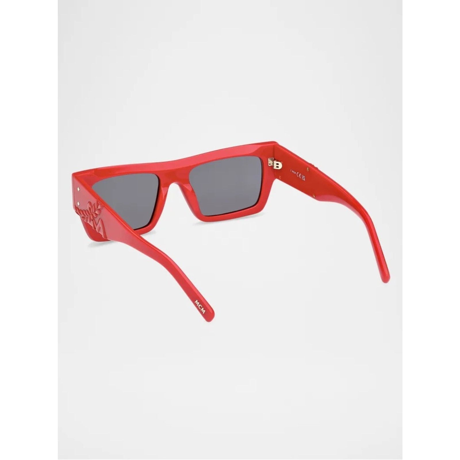MCM New MCM MW0014 66A Red Unisex Frame Sunglasses with Grey Size ONE SIZE - 5 Thumbnail