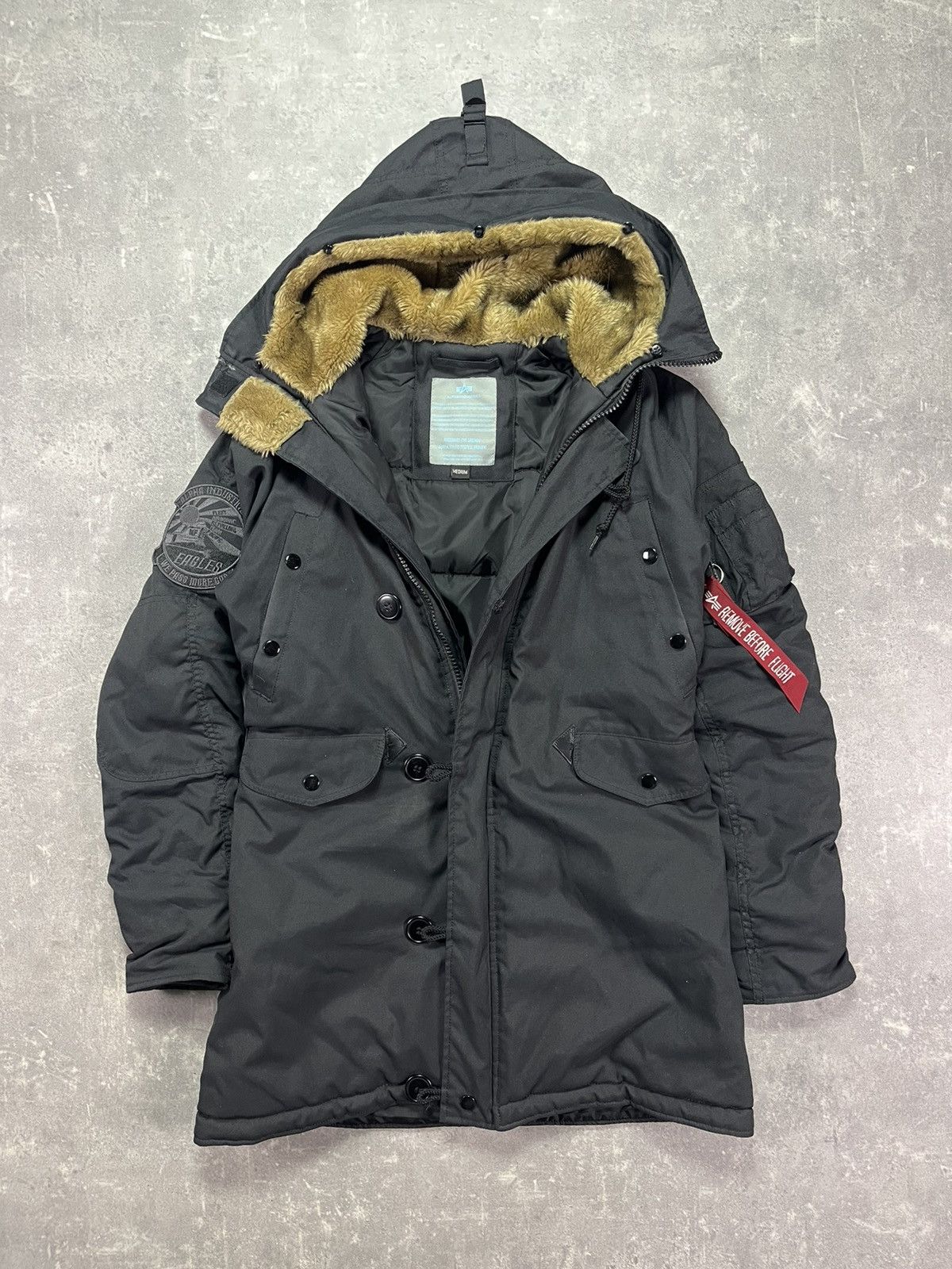 Alpha Industries Alpha Industries N-3B Parka Coat Jacket M Military Rare Size M / US 6-8 / IT 42-44 - 1 Thumbnail