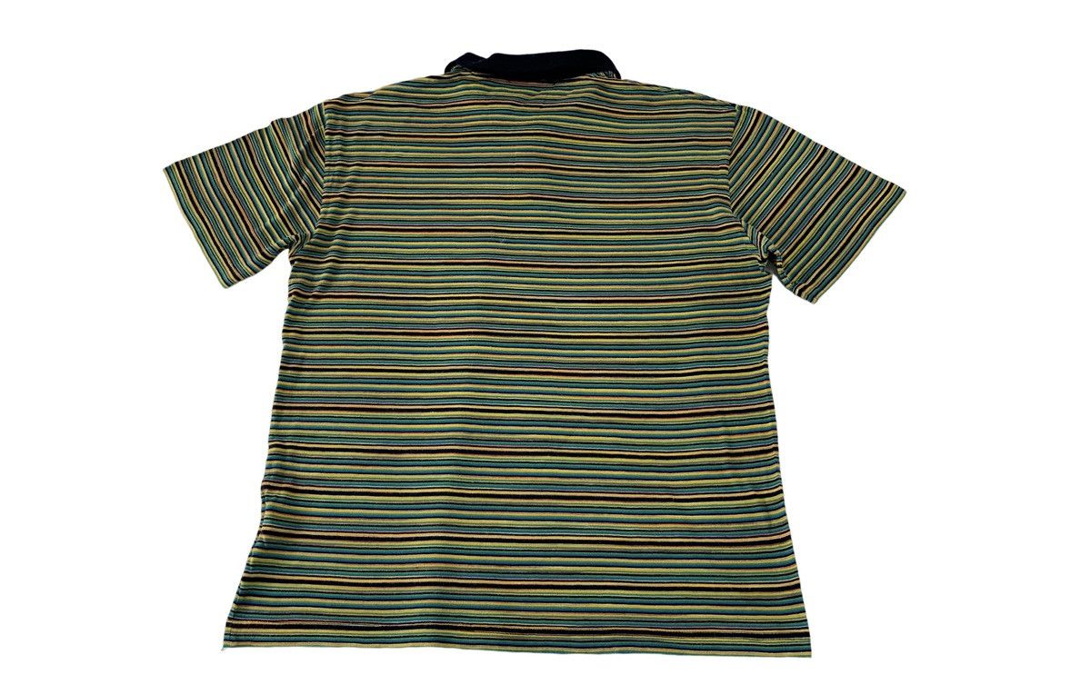 Missoni 90s Missoni Sport Italian Striped Multicolour Polo Tee Size US M / EU 48-50 / 2 - 2 Thumbnail