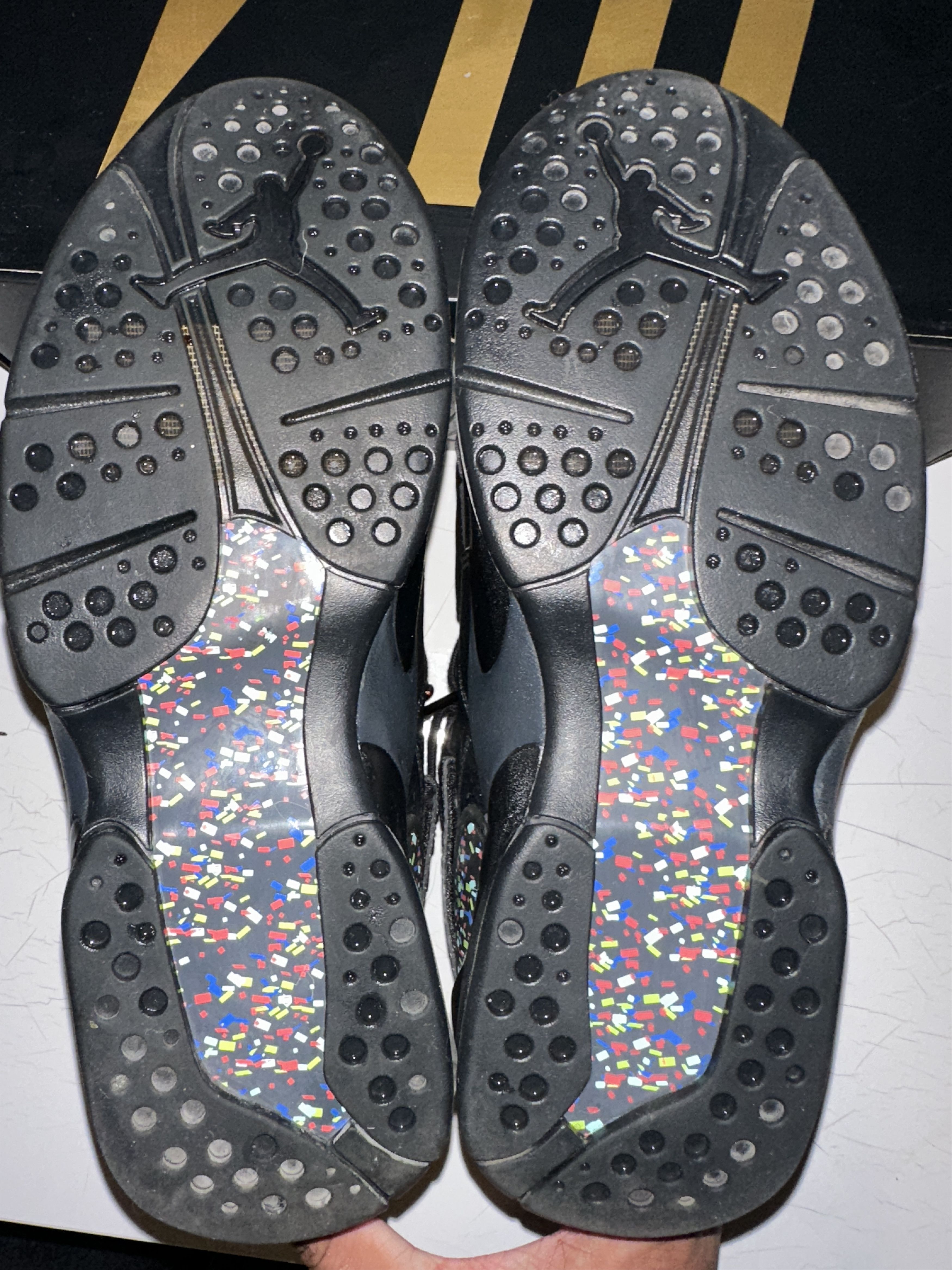Jordan Brand Air Jordan 8 Retro 'Confetti' BLACK/METALLIC GOLD/ANTRACITE Size US 7 / EU 40 - 3 Thumbnail
