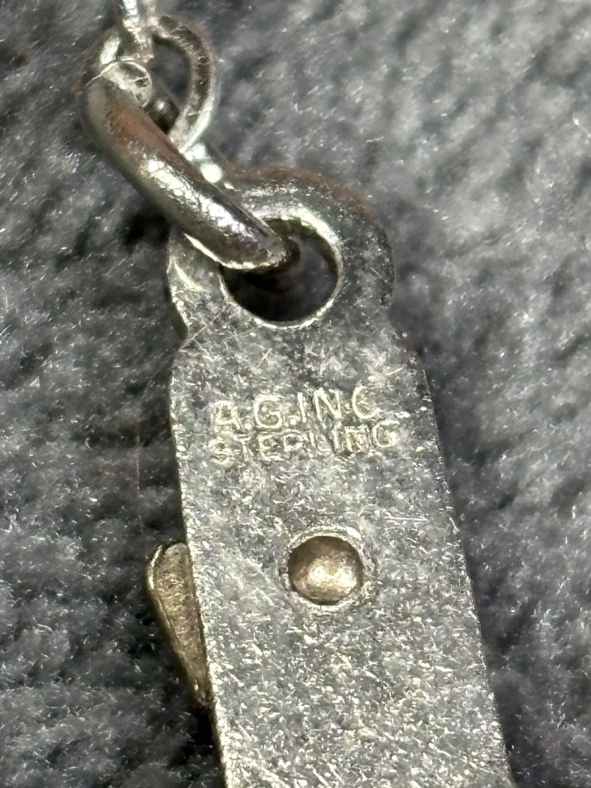 Other Vintage A.G. Inc Sterling and Bead Rosary Jesus Necklace Size ONE SIZE - 6 Thumbnail