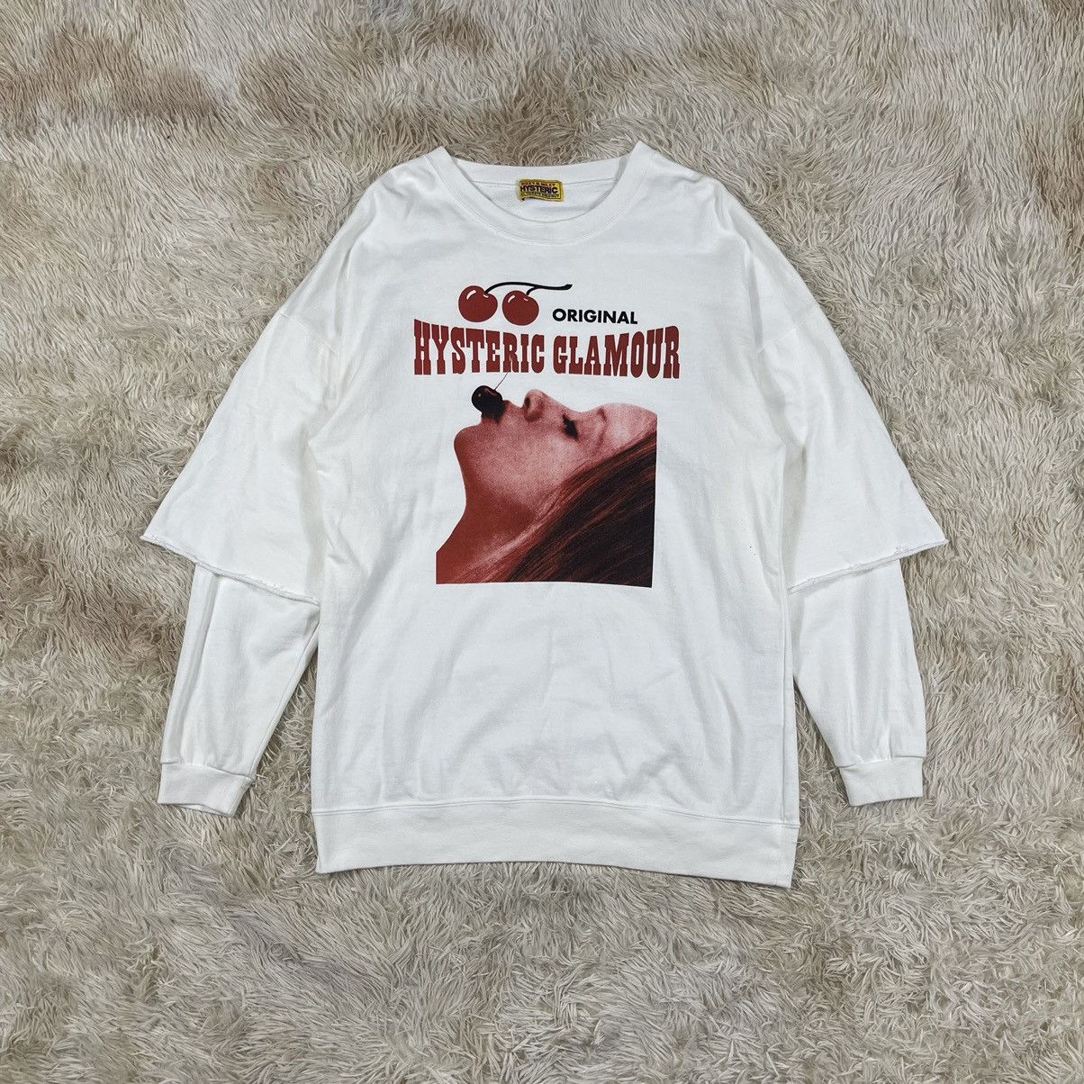 Hysteric Glamour Hysteric Glamour Woman Cherry Rough Oversized Sweatshirts Size US M / EU 48-50 / 2 - 3 Thumbnail