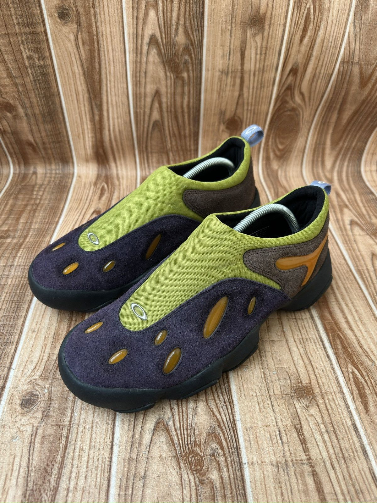 Brain Dead × Oakley Brain Dead x Oakley Factory Team Flesh - Blue/Brown/Lime Size US 10.5 / EU 43-44 - 4 Thumbnail