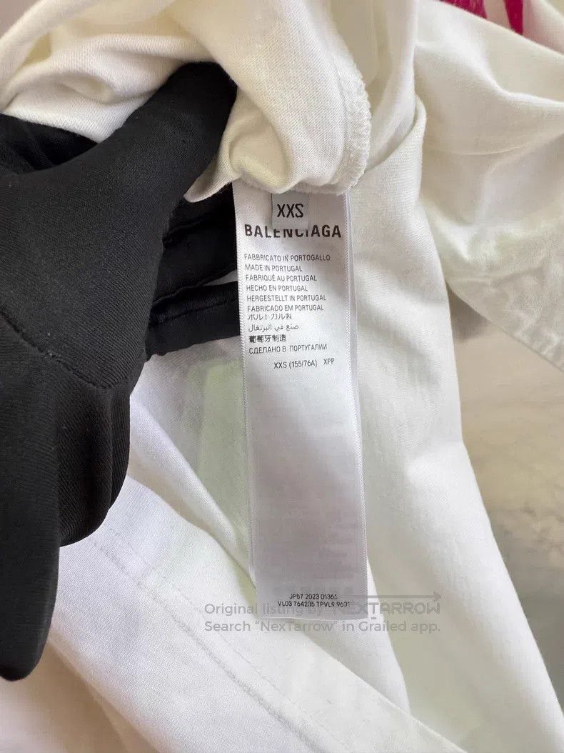 Balenciaga Balenciaga Palm Tree and Tower Printed T-Shirt Size US XXS / EU 40 - 6 Thumbnail