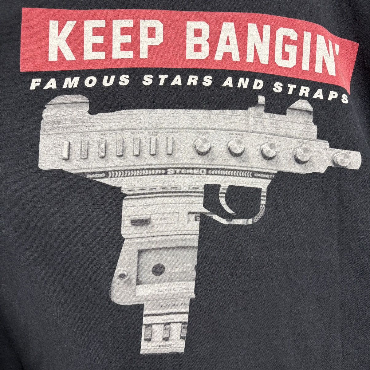 Famous Stars And Straps Vintage Famous Stars Skateboards Uzi Gun Tee / Travis Barker Size US XL / EU 56 / 4 - 3 Thumbnail