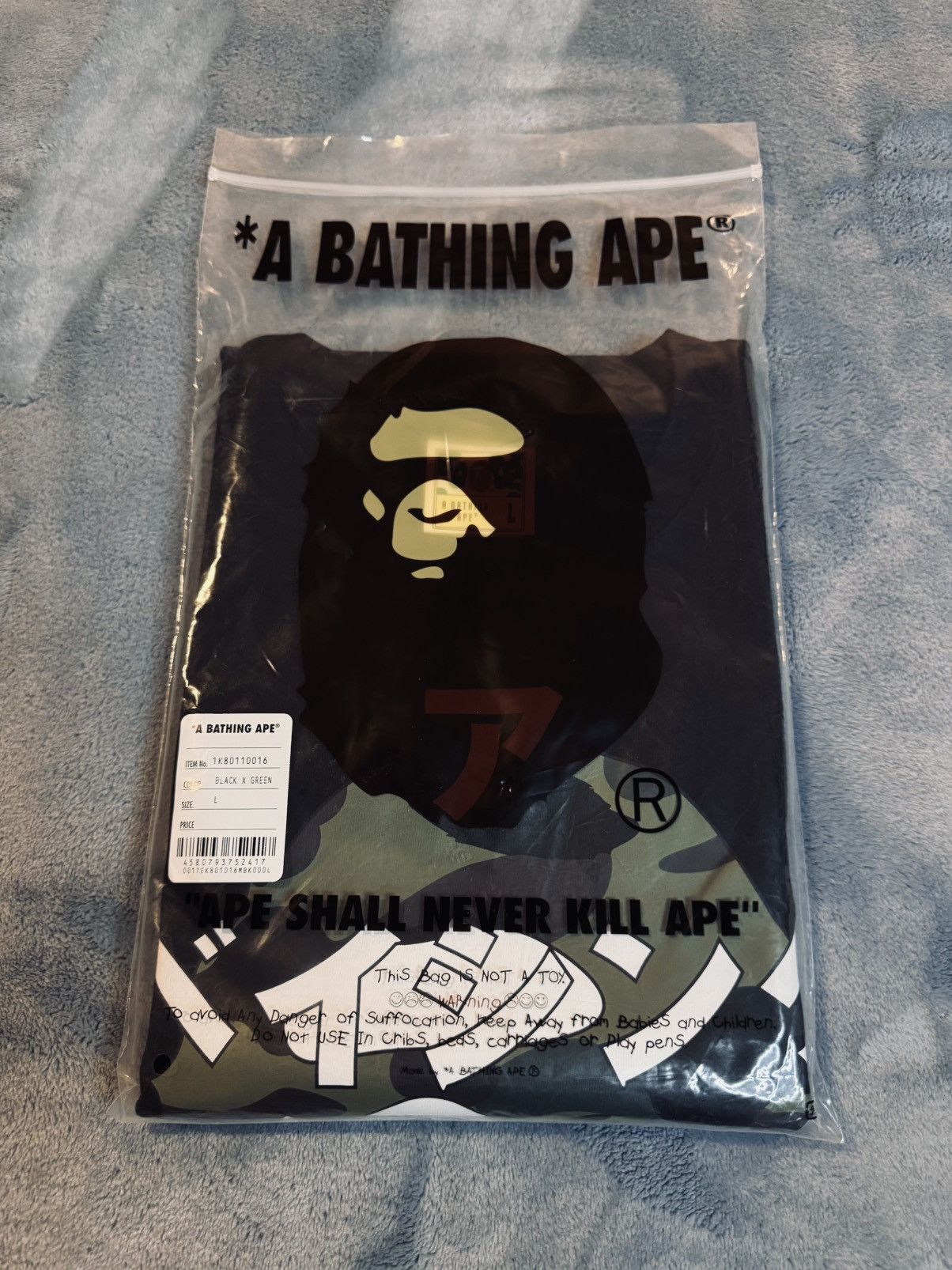 Bape Bape 1st Camo Katakana Tee Large Size US L / EU 52-54 / 3 - 2 Thumbnail