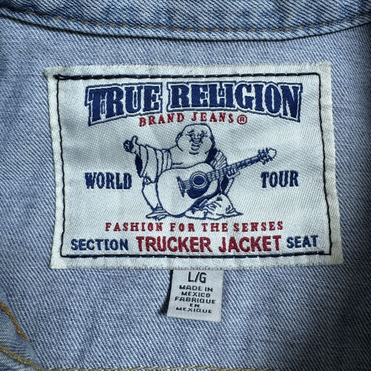 True Religion True Religion Trucker Jeans Jacket Levis type 3 style Y2k Size US L / EU 52-54 / 3 - 7 Thumbnail