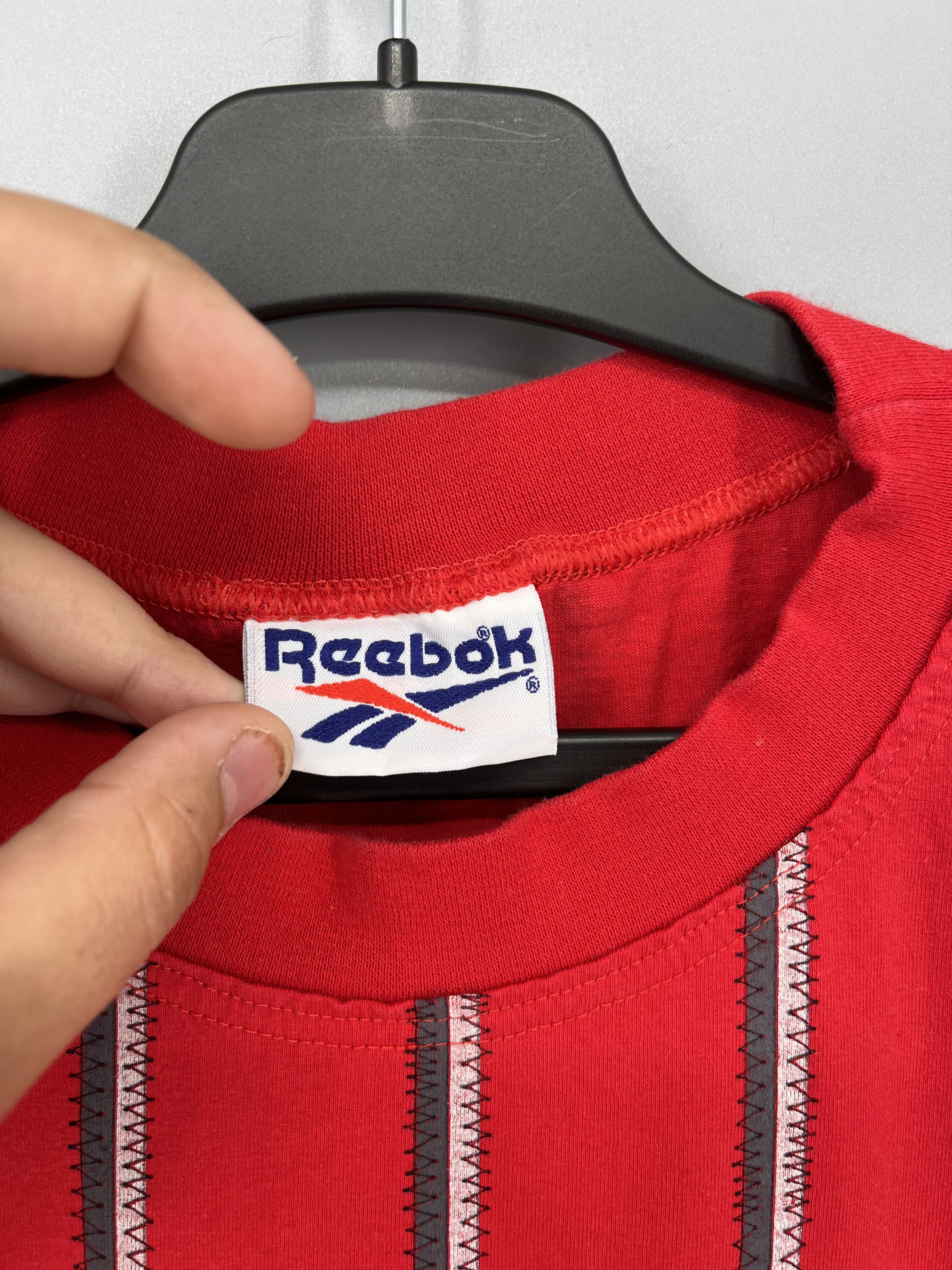 Reebok × Vintage Reebok Vintage 90s Big Logo T-Shirt Sportwear Style Size US L / EU 52-54 / 3 - 8 Thumbnail