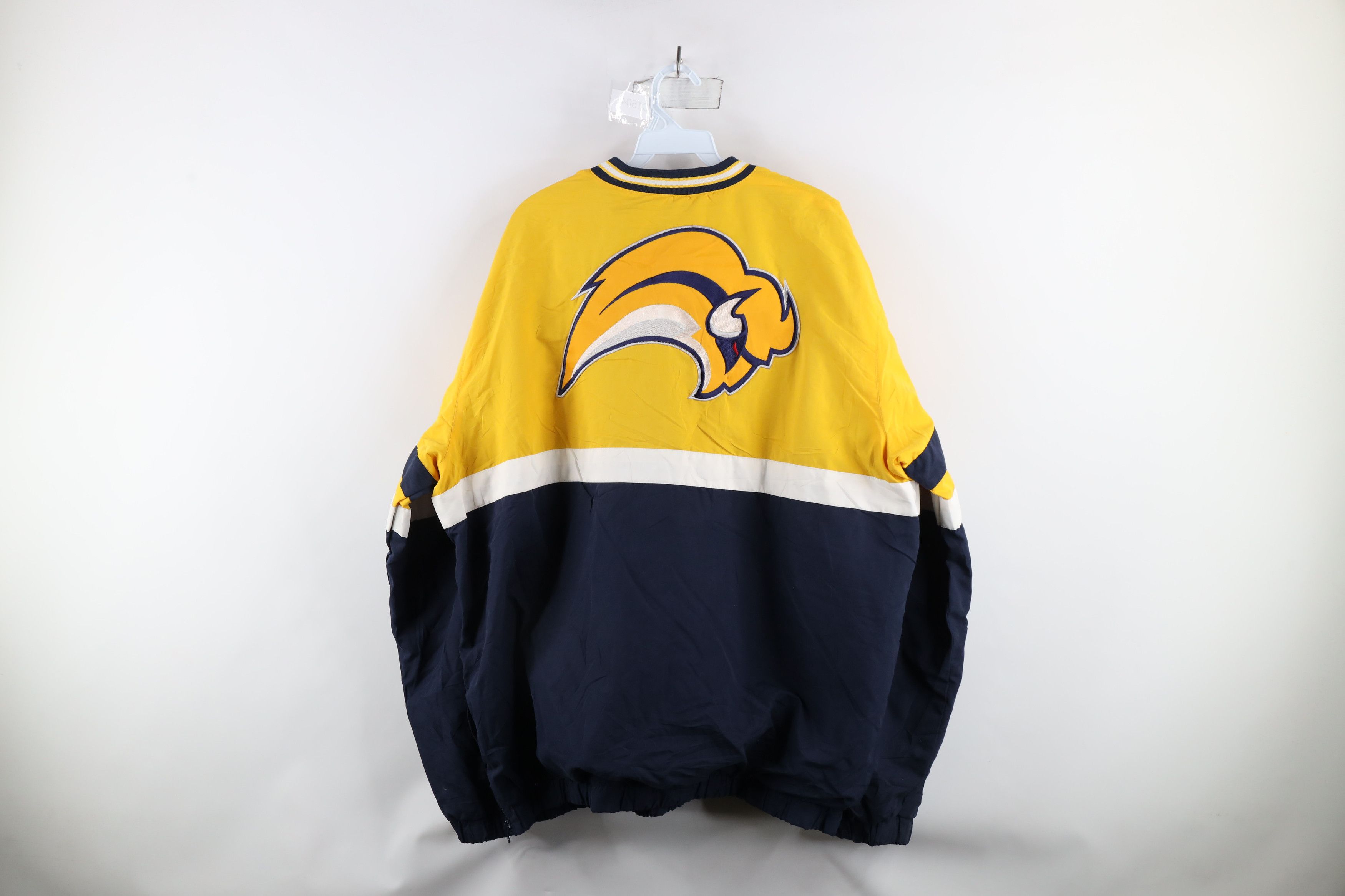 Vintage Vintage Buffalo Sabres Hockey Pullover Windbreaker Jacket Size US XL / EU 56 / 4 - 13 Thumbnail