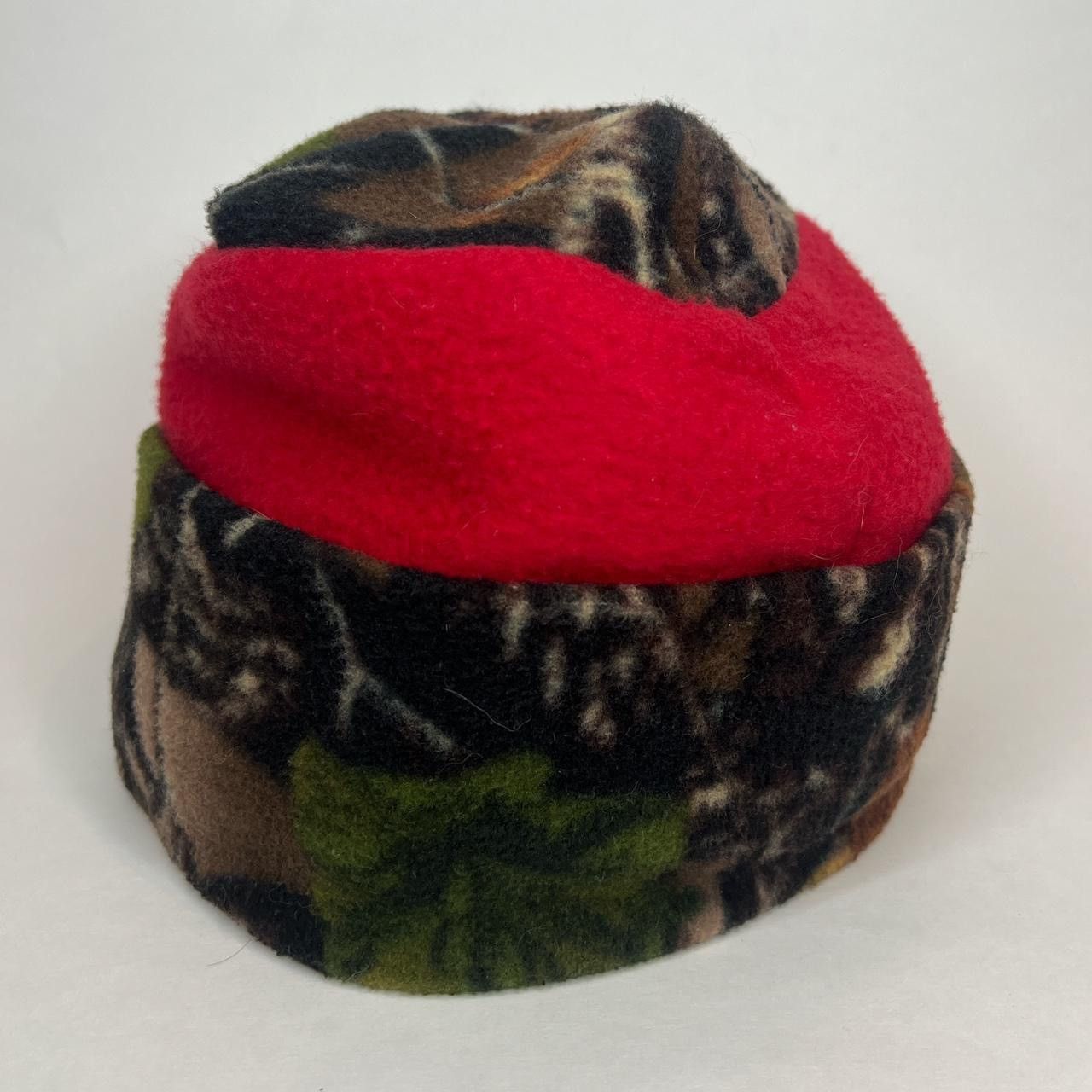 Vintage real tree camo fleece beanie Size ONE SIZE - 1 Thumbnail