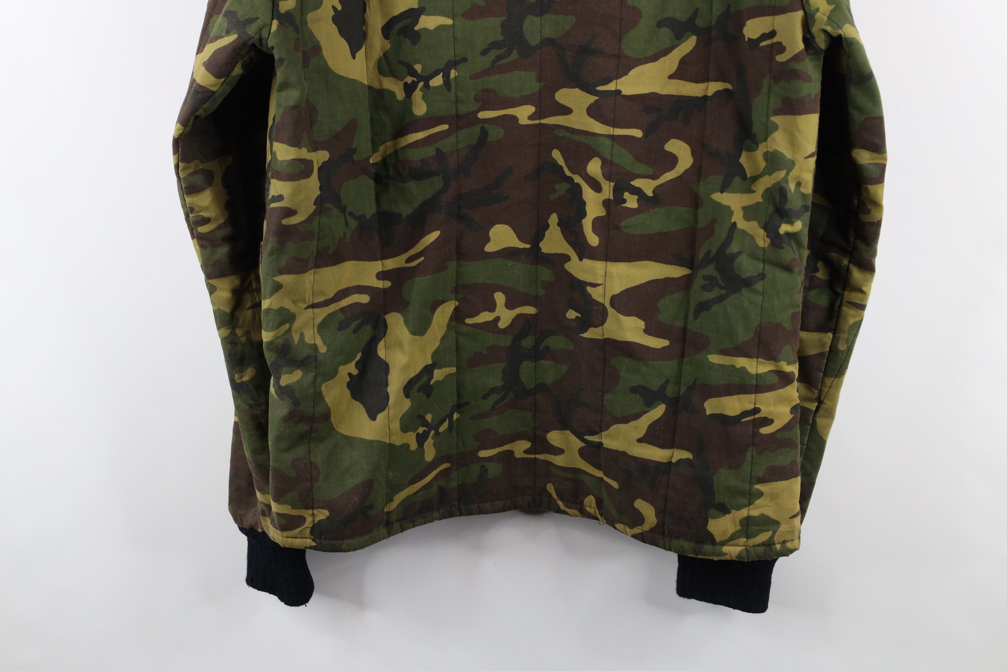 Vintage Vintage 70s Streetwear Camouflage Full Zip Jacket USA Size US L / EU 52-54 / 3 - 15 Thumbnail