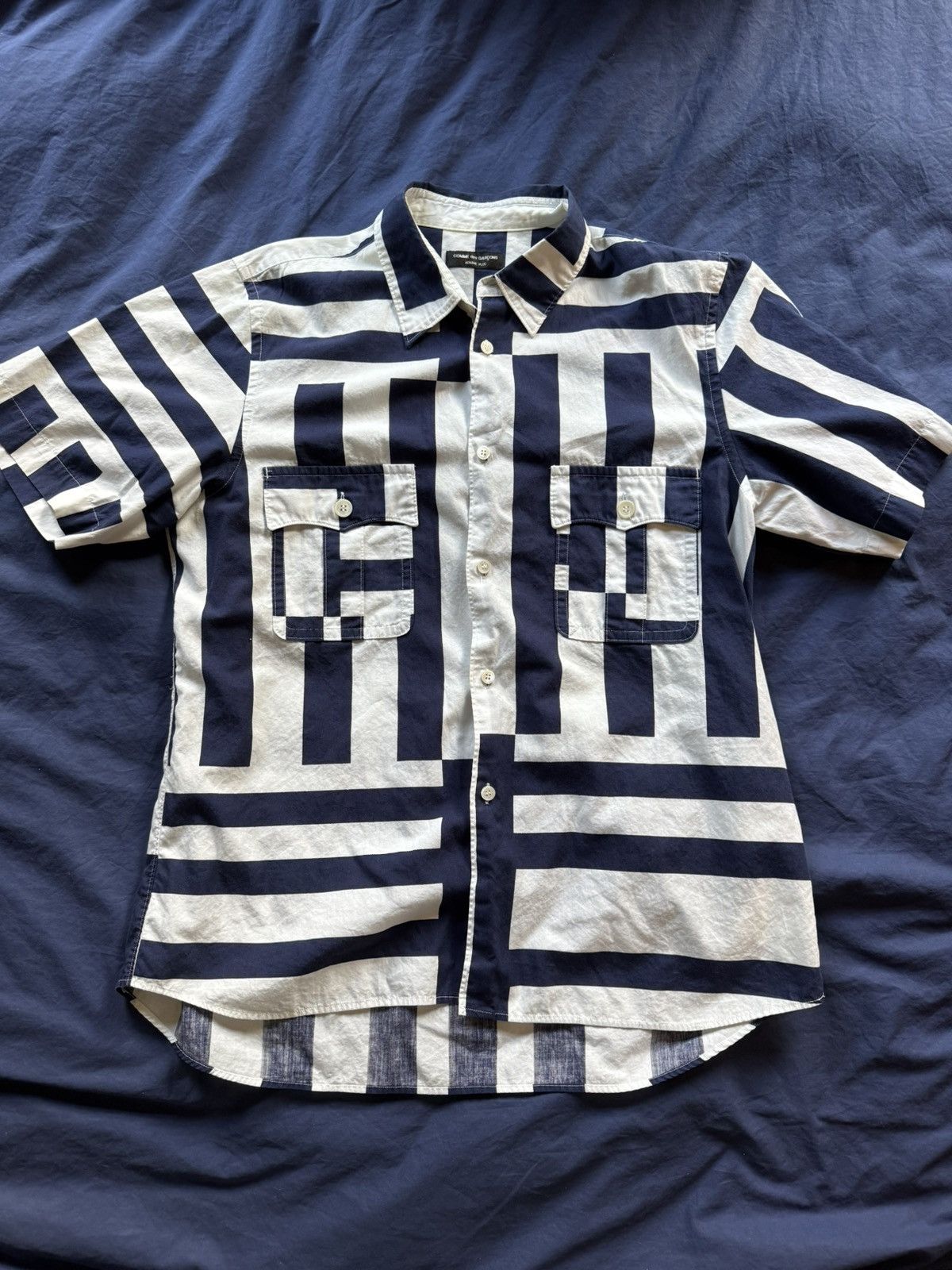 Comme des Garcons Homme Plus Comme Des Garçons Homme Plus Button Up Stripe Size US M / EU 48-50 / 2 - 1 Thumbnail