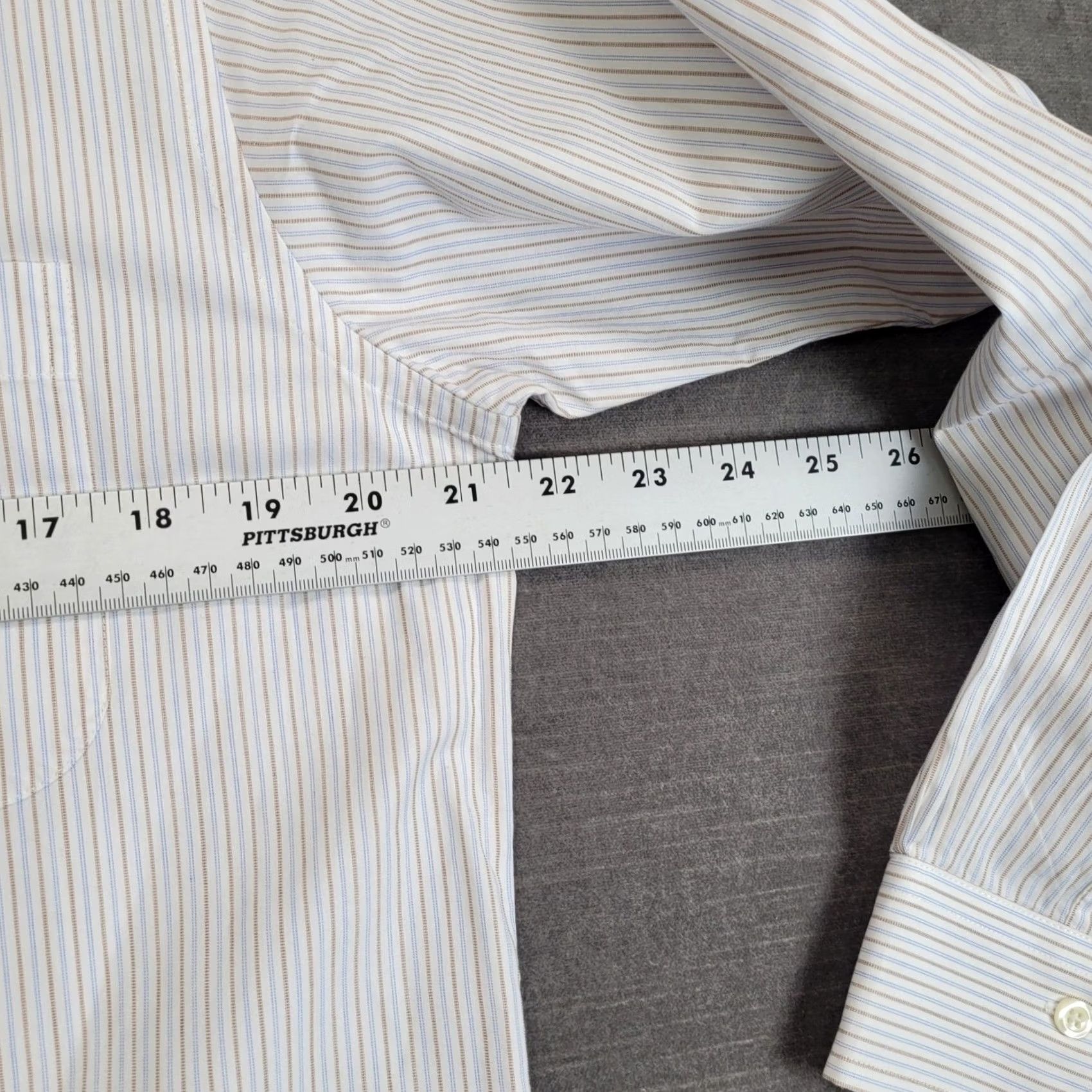 Brooks Brothers Brooks Brothers Button Down Shirt Mens Regular Fit Cotton Striped Blue Long Sleeve Preppy Size US M / EU 48-50 / 2 - 7 Thumbnail