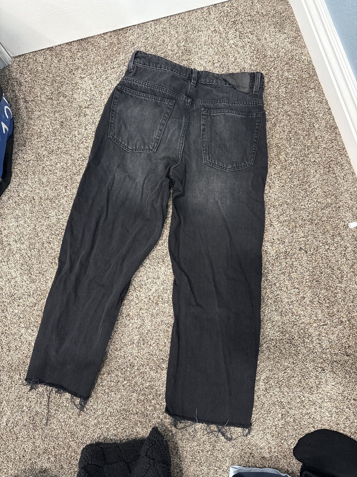 Japanese Brand vintage black acid wash denim jeans 30x30 Size US 30 / EU 46 - 2 Thumbnail