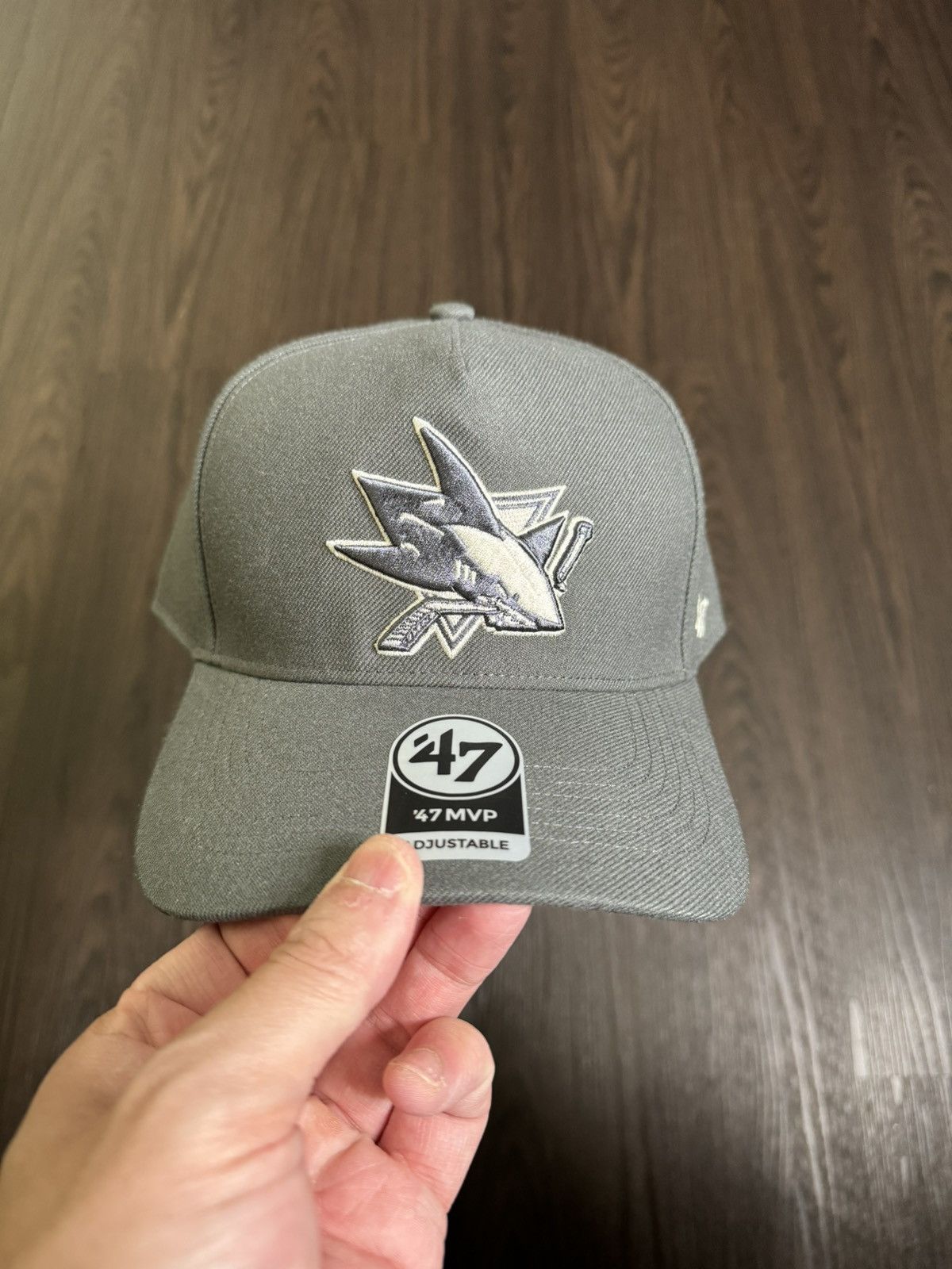 47 Brand ‘47 San Jose Sharks Grey Snapback Size ONE SIZE - 1 Thumbnail