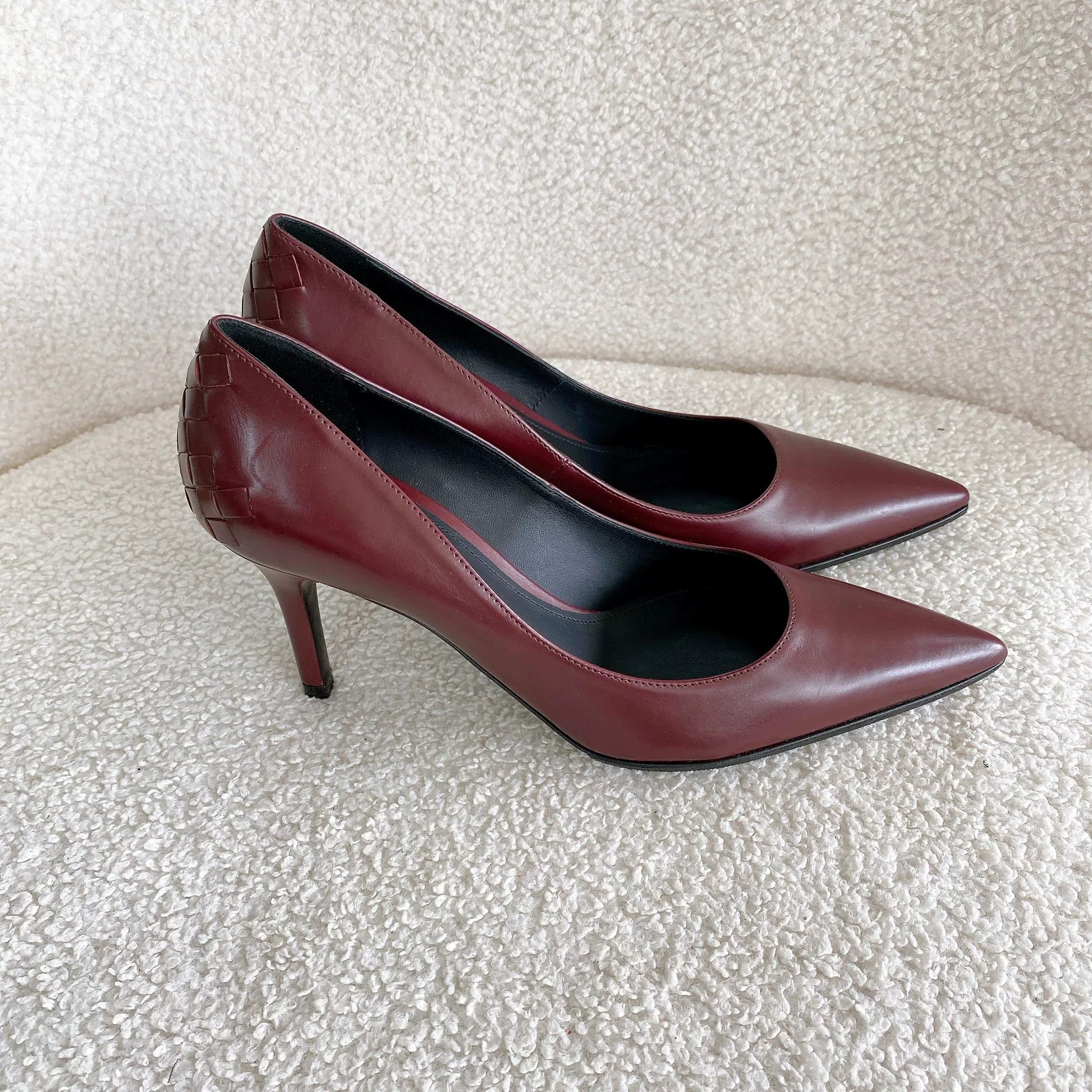 Bottega Veneta Bottega Veneta Crimson High Heels 36.5 Size US 6 / IT 36 - 4 Thumbnail