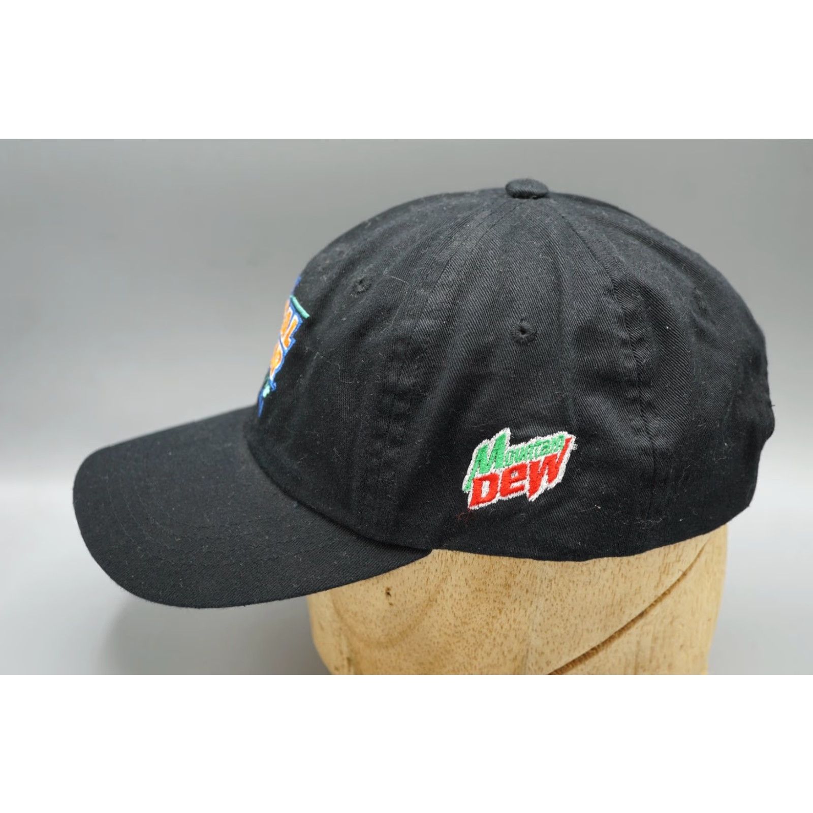 NCAA VINTAGE NCAA Final Four 2002 Atlanta Hat Mountain Dew Men's Adjustable Black Cap Size ONE SIZE - 3 Thumbnail