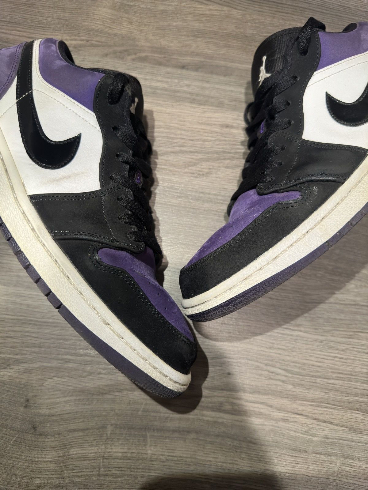 Jordan Brand × Nike Air Jordan 1 Low Court Purple Size US 10 / EU 43 - 8 Thumbnail