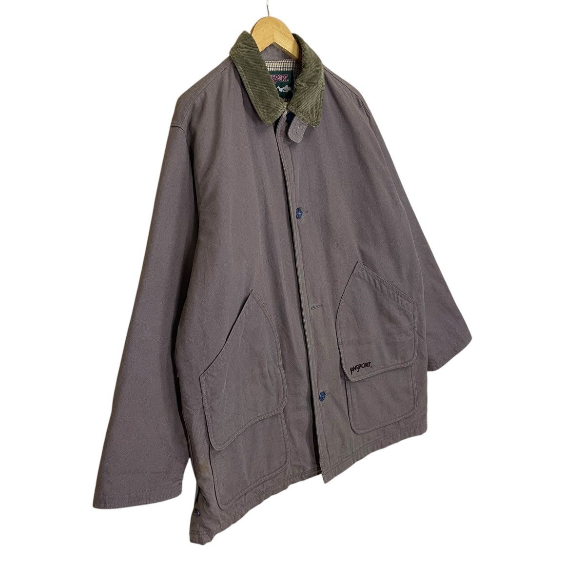 Jansport Vintage 90s Jansports Duck Canvas Button Jacket Size XL Size US XL / EU 56 / 4 - 3 Thumbnail