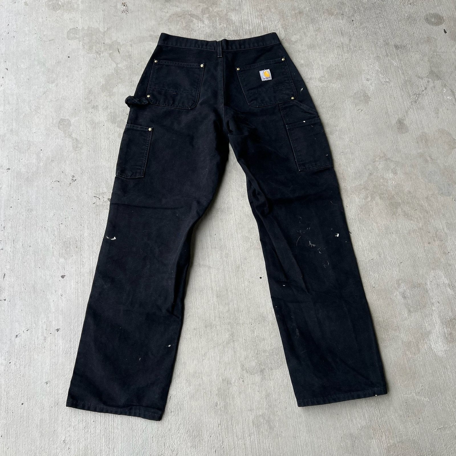 Carhartt × Vintage Carhartt black double knee work wear carpenter pants Size US 28 / EU 44 - 4 Thumbnail