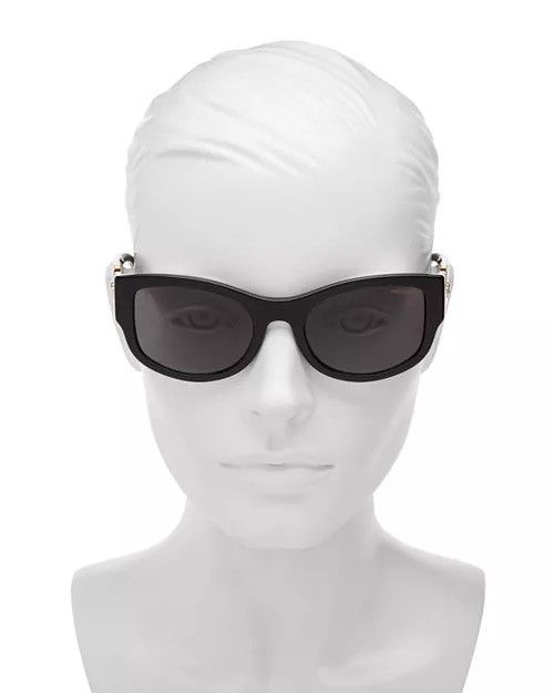 Versace Versace Women's Polarized Cat Eye Sunglasses, 55mm Black Size ONE SIZE - 6 Thumbnail