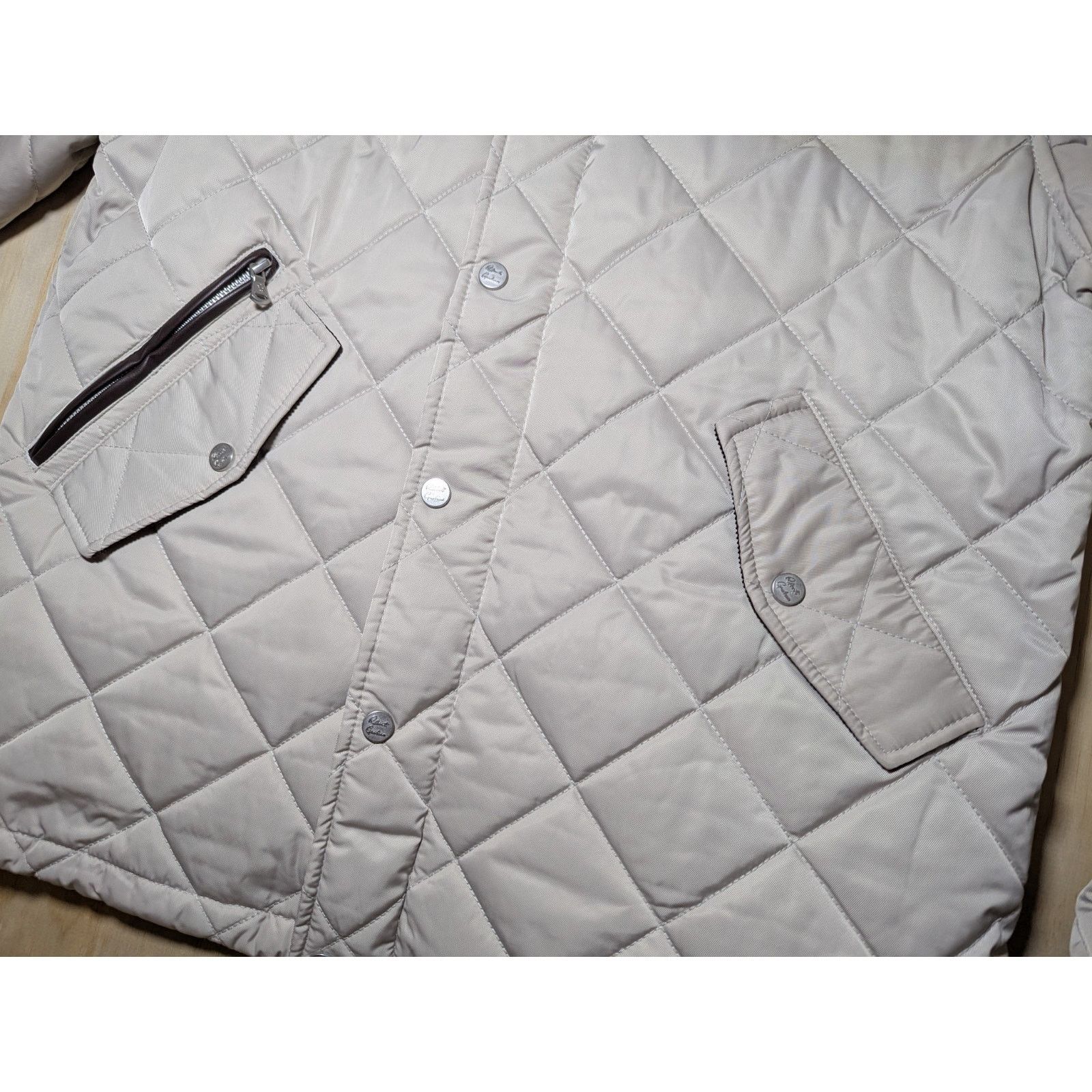 Robert Graham Robert Graham Men's Medium Quilted Jacket NWT Stone Snap Size US M / EU 48-50 / 2 - 3 Thumbnail
