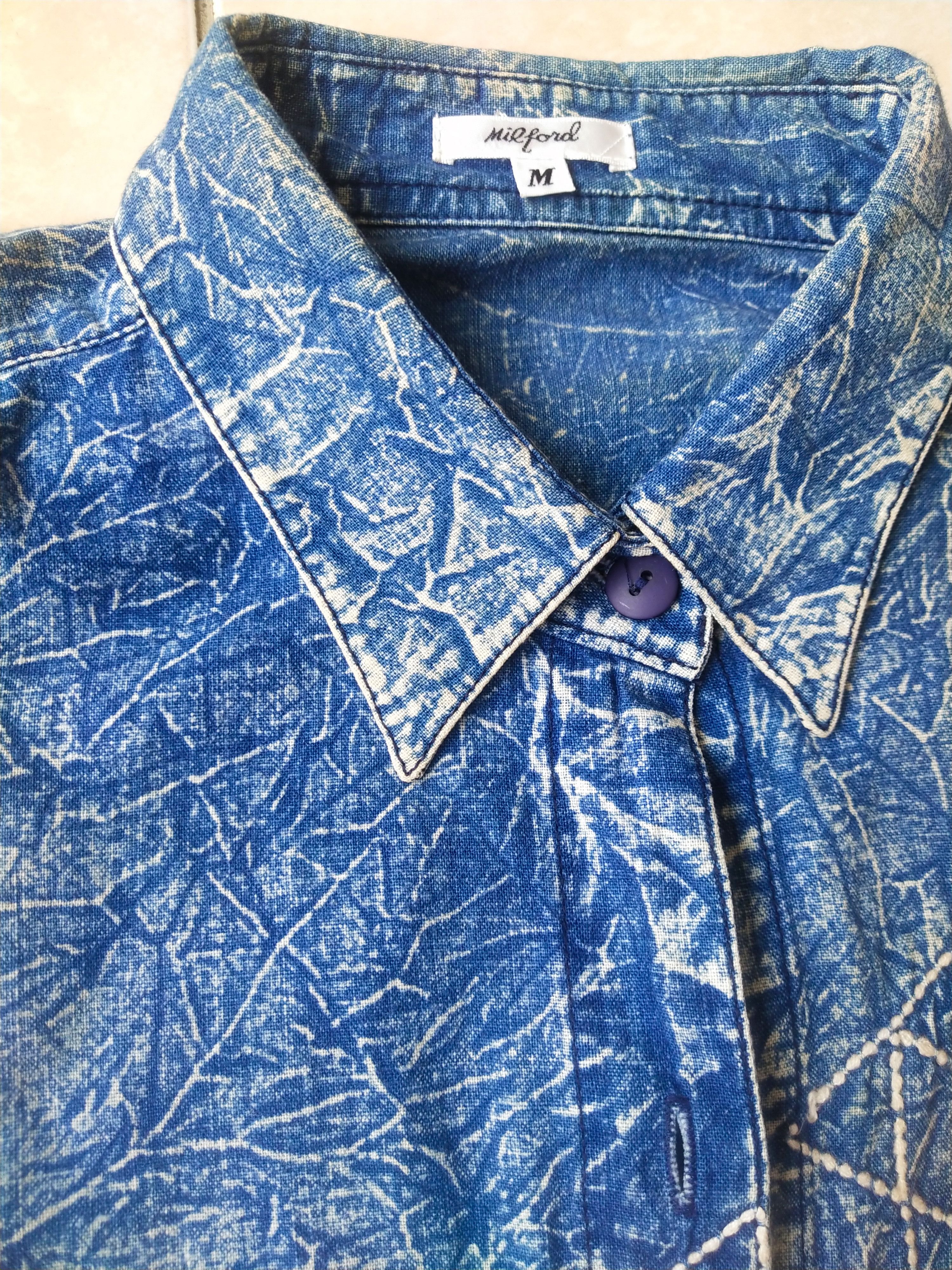 Vintage Vintage Milford Style Embroidered Tropical Button Up Shirt Size US M / EU 48-50 / 2 - 5 Thumbnail