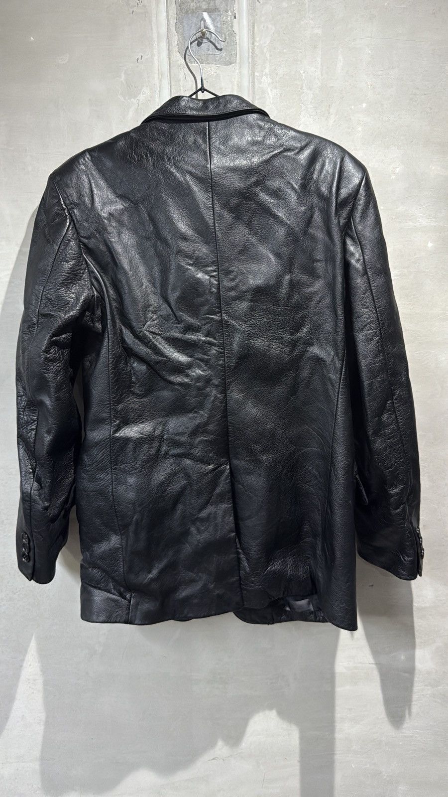 Yohji Yamamoto Vintage Yohji Yamamoto Leather Jacket Size US L / EU 52-54 / 3 - 10 Thumbnail