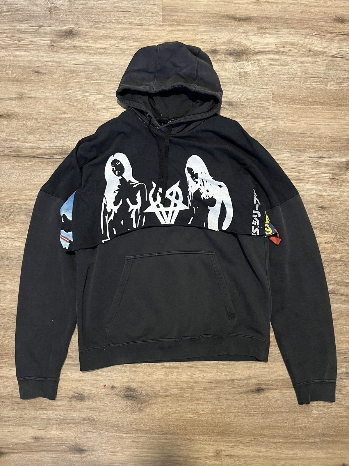 トップス destroy lonely No stylist hoodie Destroy Lonely No Stylist Black Cat Hoodie ILCK Hooded