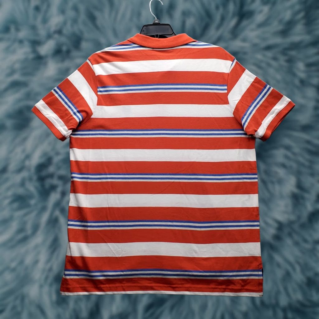 Vintage US Polo Assn. Polo Shirt Mens XL Multi Stripe Performance Big Pony High Low Slit Size US XL / EU 56 / 4 - 1 Thumbnail