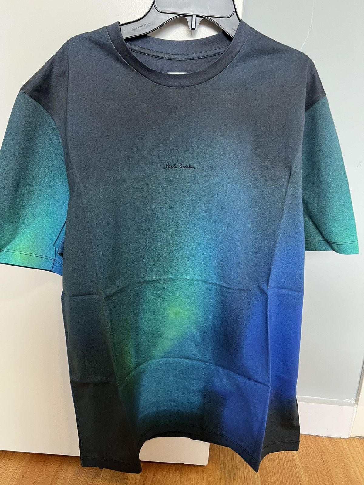 Paul Smith Paul Smith Blue Torch Light Cotton T-Shirt Size US L / EU 52-54 / 3 - 2 Thumbnail