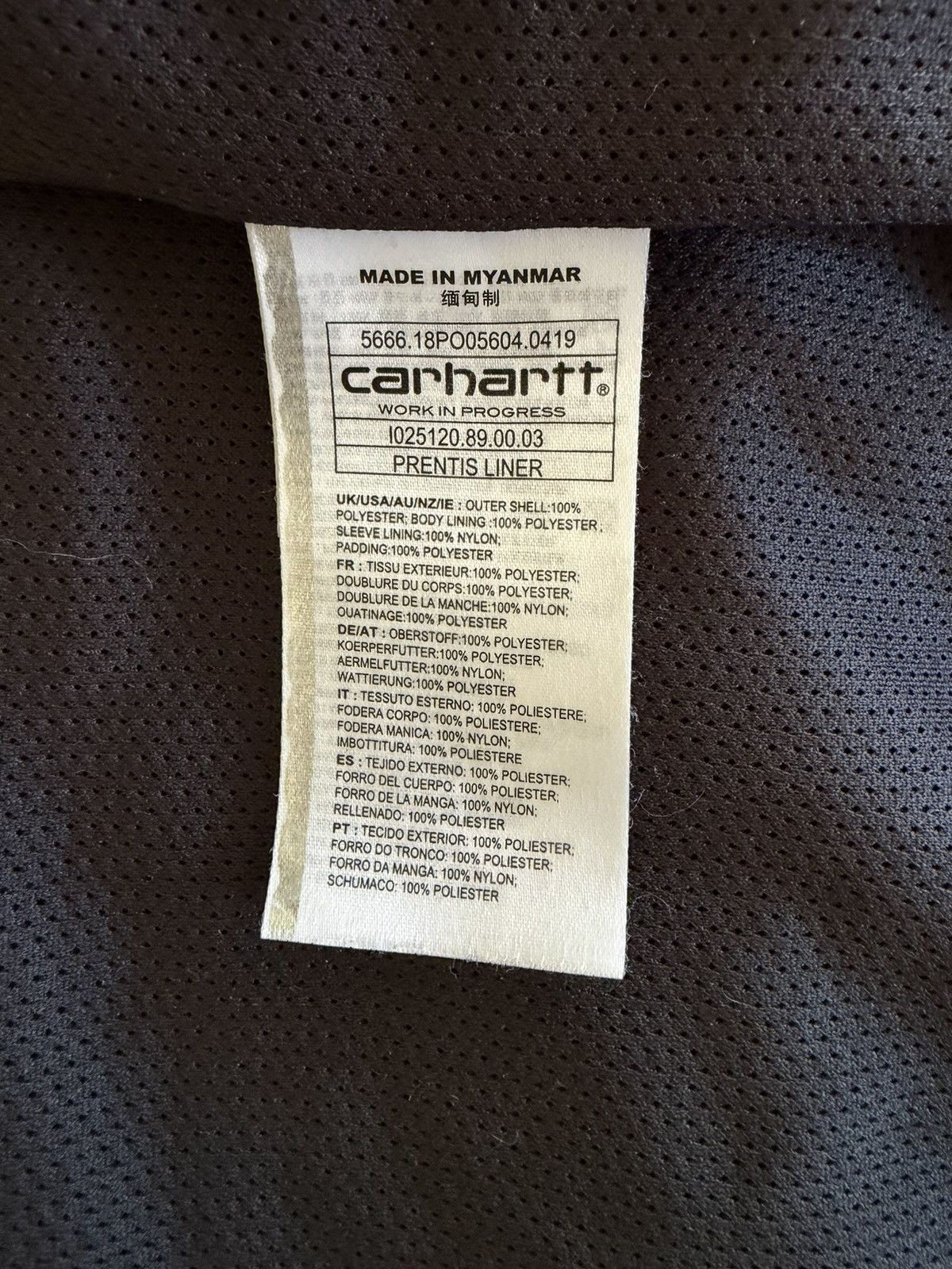 Carhartt Wip Carhartt WIP Prentis Liner Size US S / EU 44-46 / 1 - 4 Thumbnail