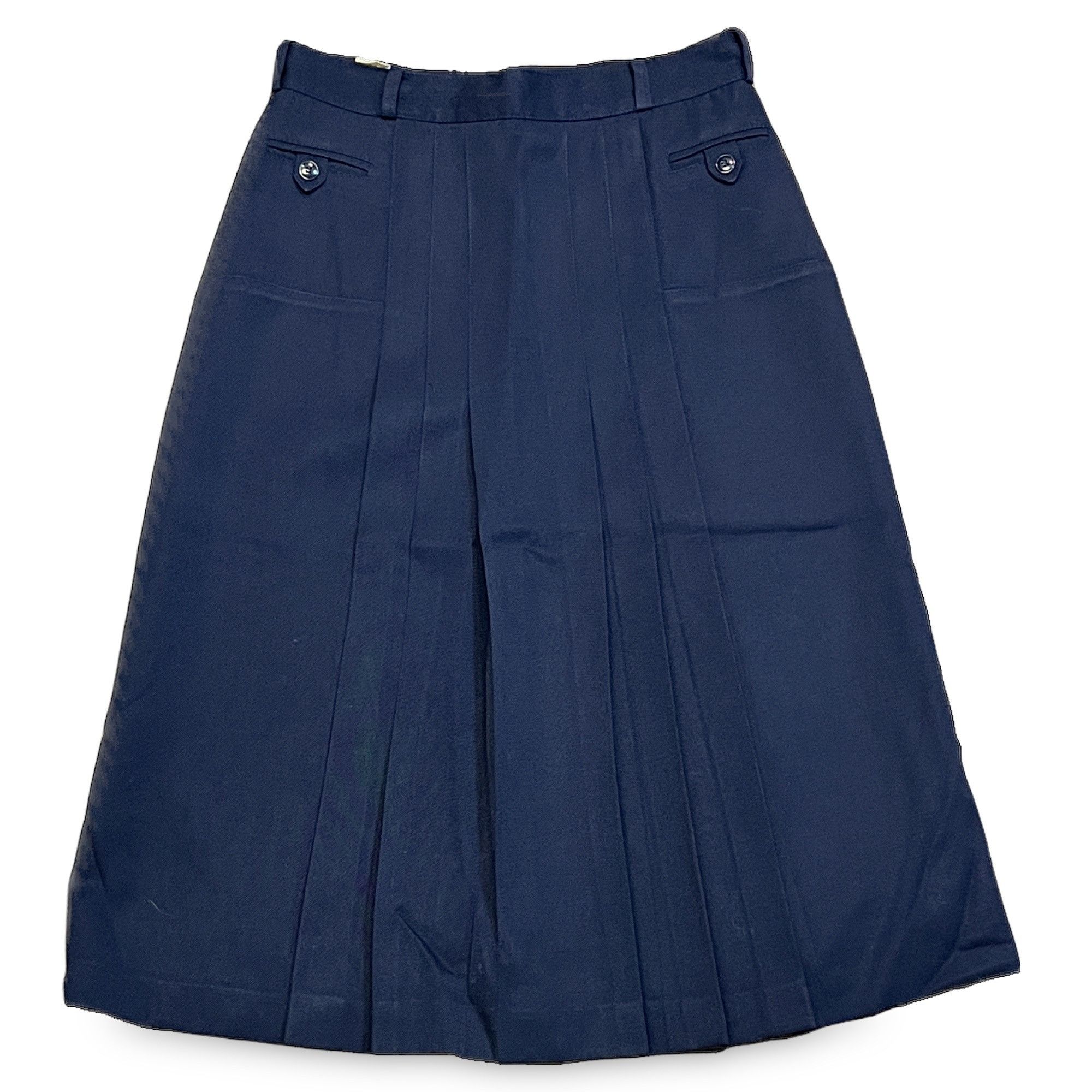 Other Vintage 80s David Mac G Paris Navy Mid Skirt Size 28" / US 6 / IT 42 - 1 Thumbnail