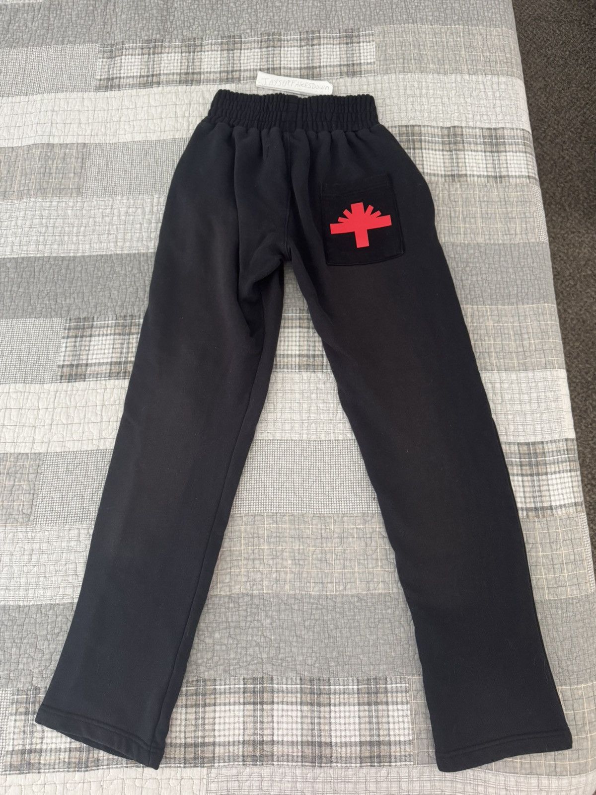 Vertabrae Vertabrae C-2 Sweatpants Size Large Black & Red Size US 33 - 2 Thumbnail