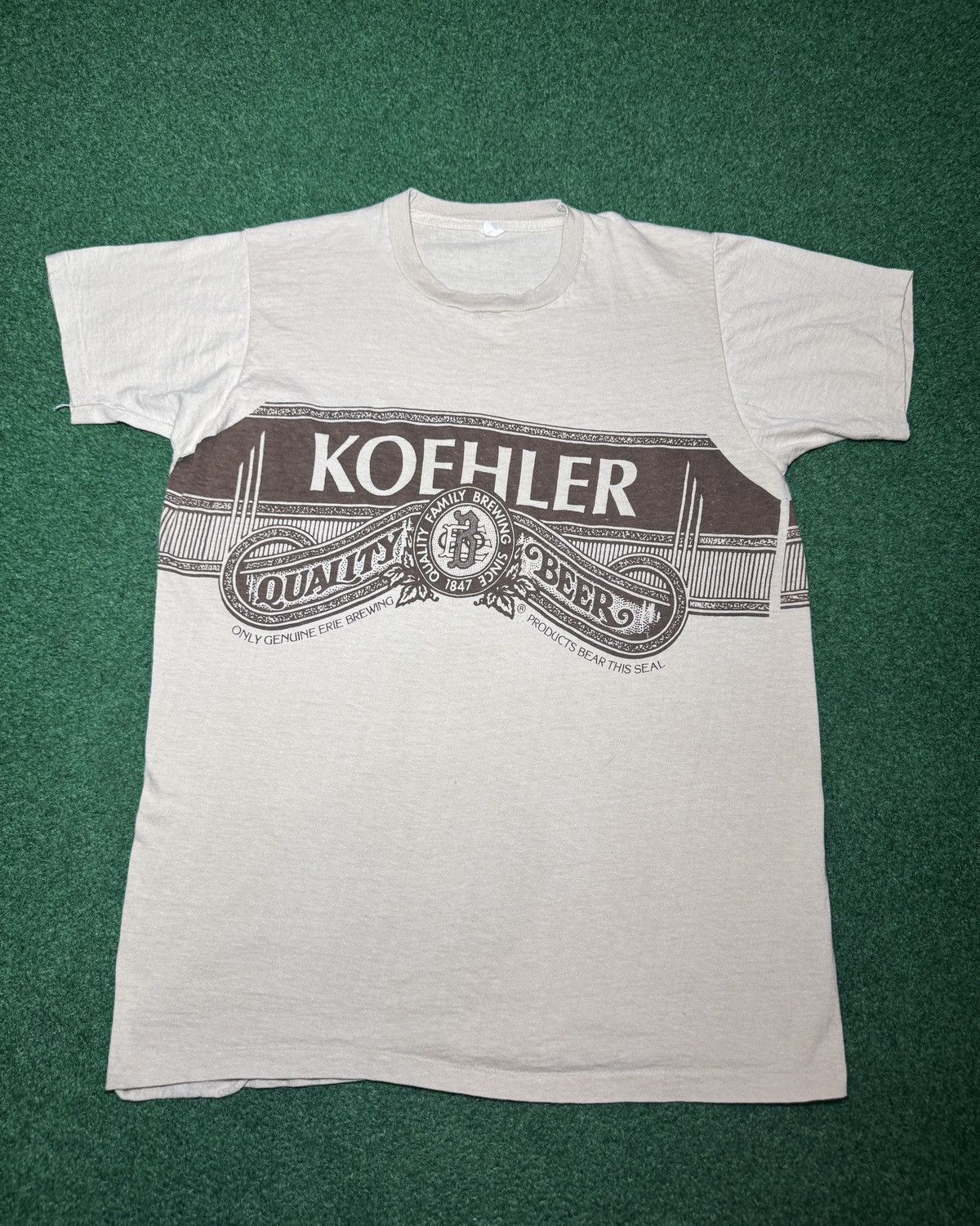 Vintage Koehler Beer Erie Pa True Vintage T Shirt 60s 70s M 18.5x26 Size US M / EU 48-50 / 2 - 1 Thumbnail