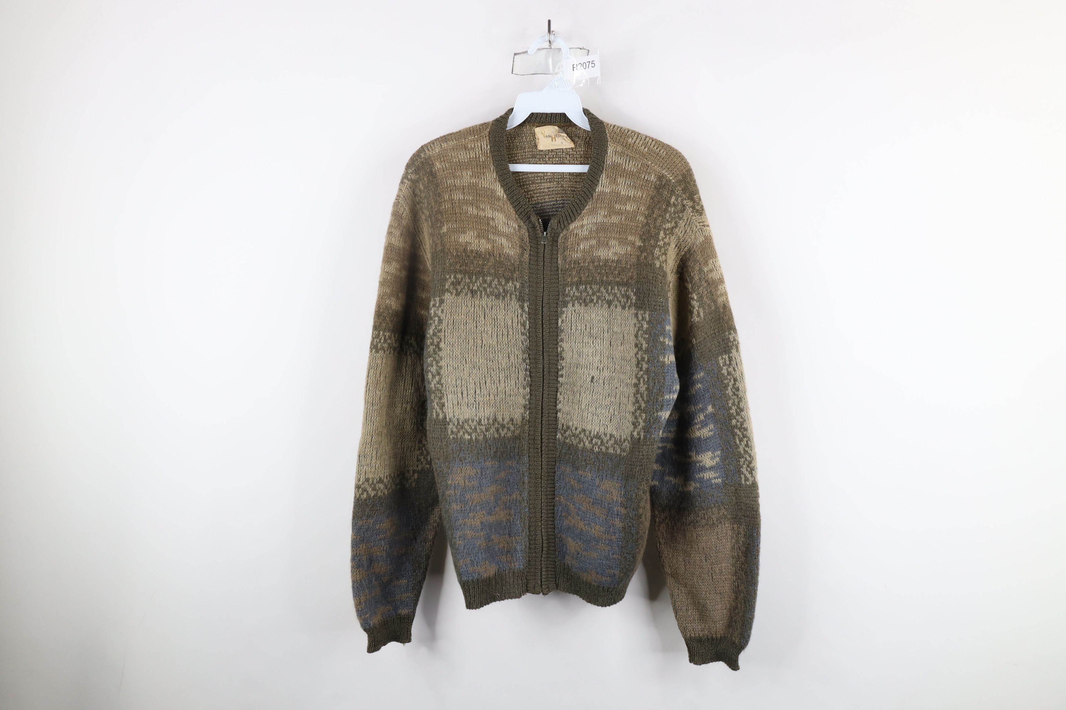 Vintage Vintage 40s 50s Streetwear Full Zip Cardigan Sweater USA Size US S / EU 44-46 / 1 - 1 Thumbnail