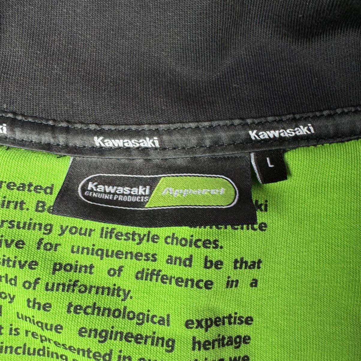 Japanese Brand Kawasaki Japan Racing Moto Hoodie Size US L / EU 52-54 / 3 - 7 Thumbnail
